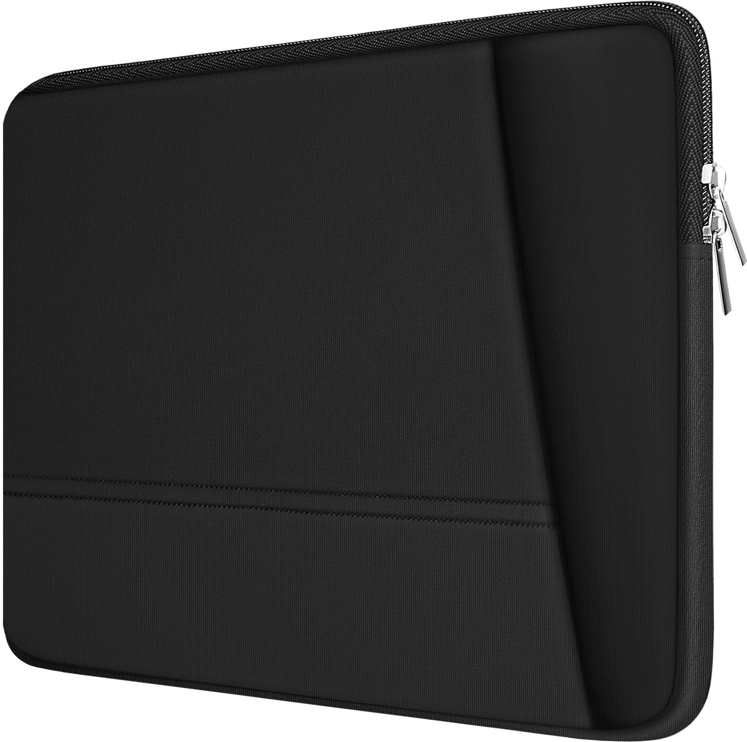 TEDNETGO 14 Inch Laptop Sleeve for MacBook Pro 2024 - Waterproof Protective Case Compatible with 13-14 Inch MacBook Pro/Air (Black) - Perfect for Travel, Office & School Use