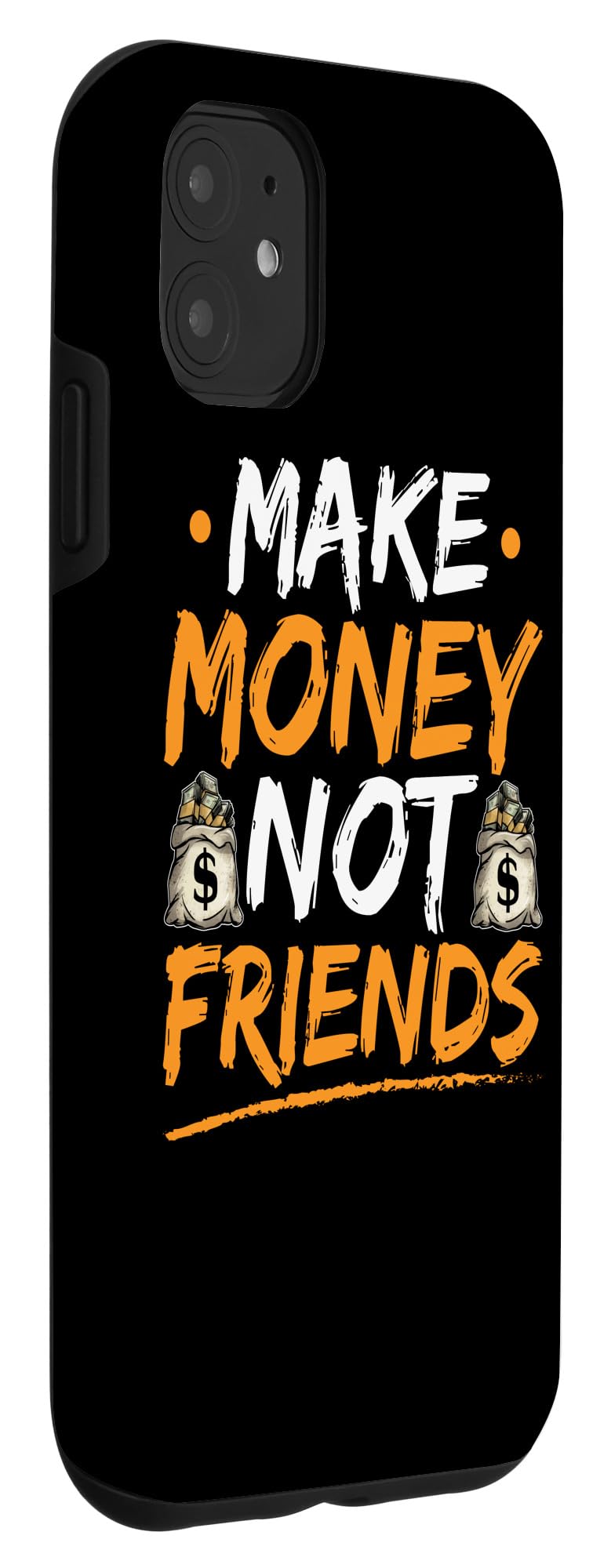 iPhone 11 Case - Entrepreneur & Hustle Hard Motivational Phone Cover - Perfect for Business Owners & Christmas Gifts - Durable Protection for Work & Daily Use