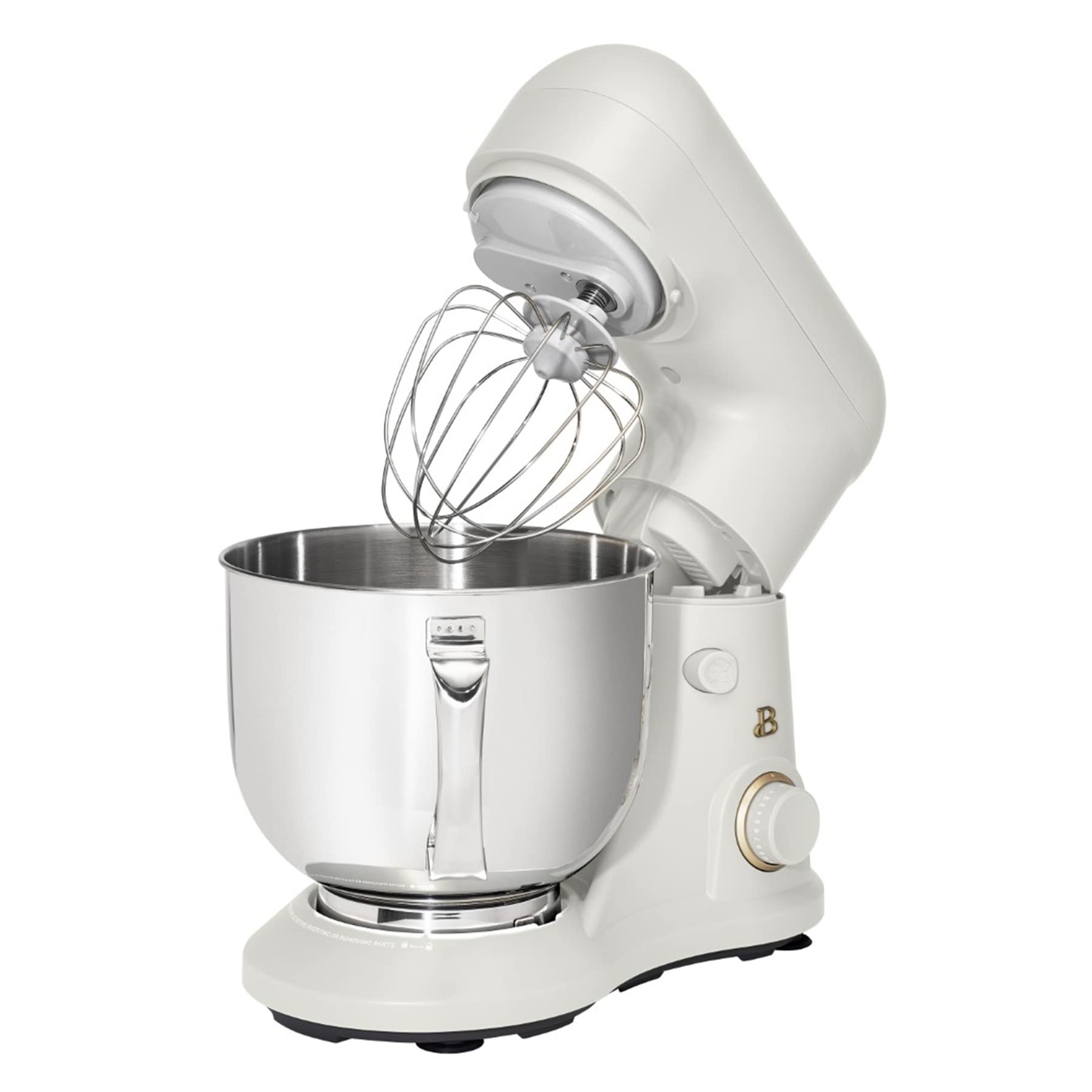 5.3QT Lightweight Powerful Tilt-Head Stand Mixer - White Icing by Drew Barrymore - Perfect for Baking Cakes, Cookies, Bread & More