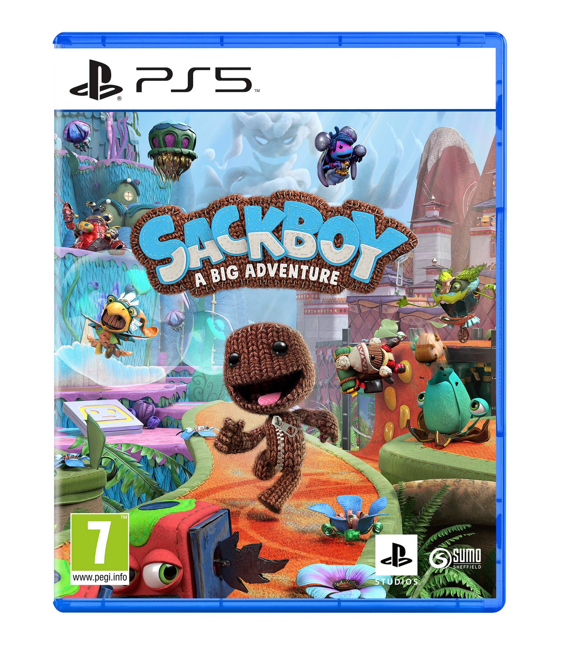 Sackboy: A Big Adventure PS5 Game - Fun Platformer for PlayStation 5 | Family-Friendly Co-op Play | Perfect for Kids & Adults Gaming Nights
