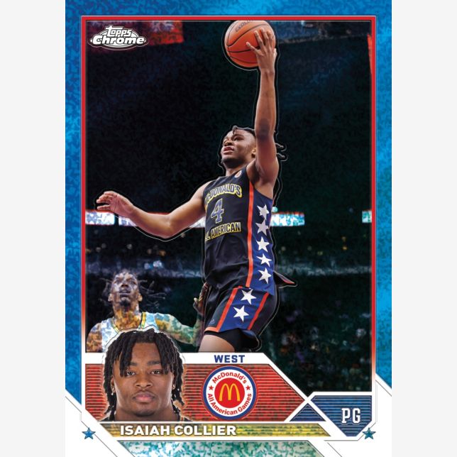 2023 Topps Chrome McDonald's All American Basketball Hobby Box - Collectible Trading Cards for NBA Fans & Sports Memorabilia Enthusiasts - Perfect for Collection, Investment & Gifting