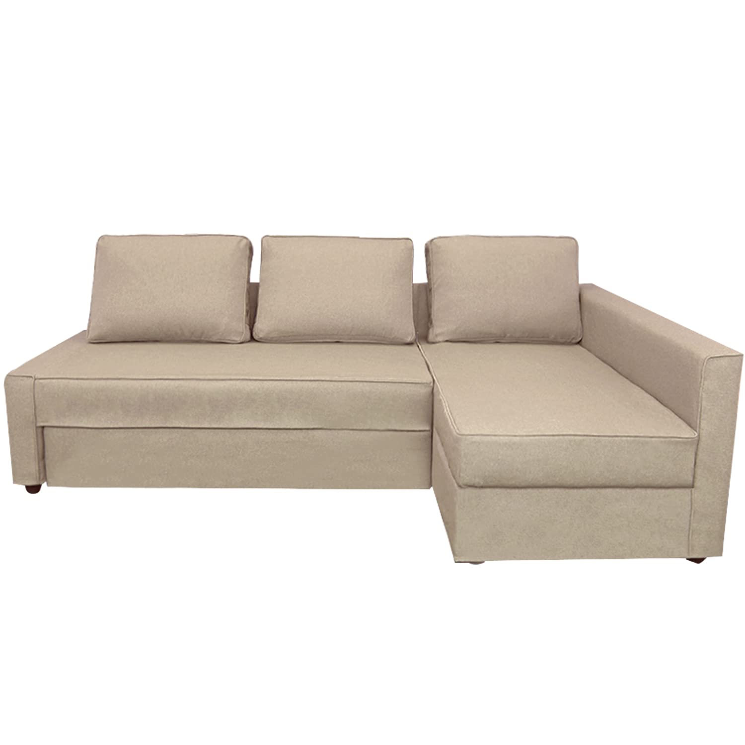 **IKEA Friheten Sofa Bed Sleeper Cover - Stretchable Sectional Couch Slipcover with Cushion & Pillow Covers (AF-31, Right) - Perfect for Living Room, Home Theater & Guest Room Protection**