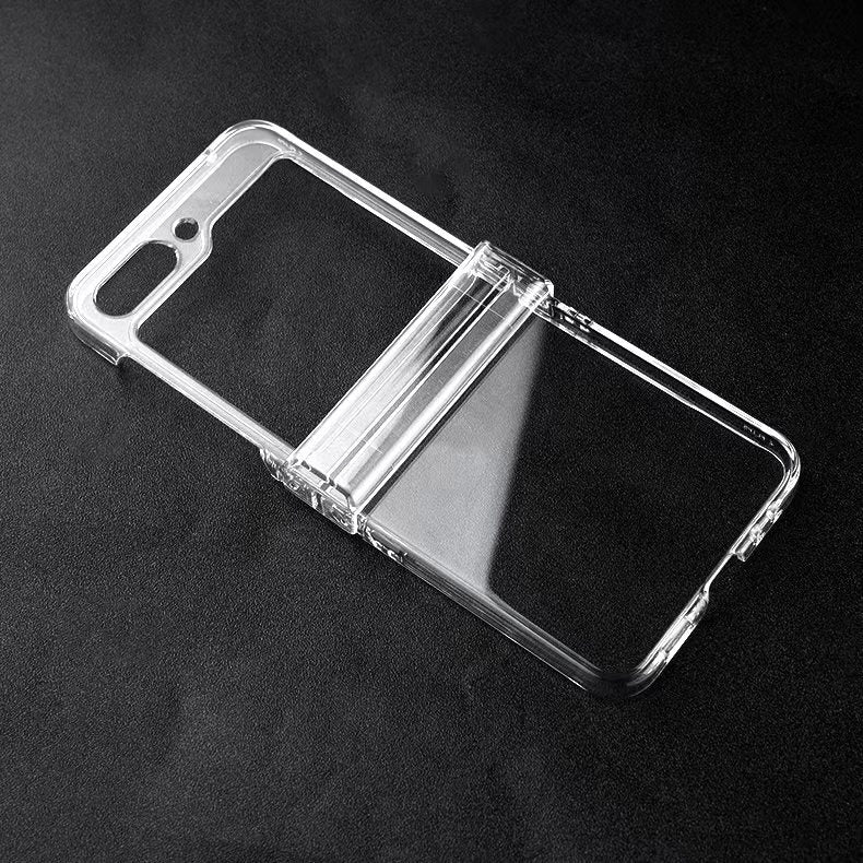 Samsung Galaxy Z Flip 6 Clear Transparent Protective Case - Slim Scratch-Resistant Cover for Everyday Use & Travel