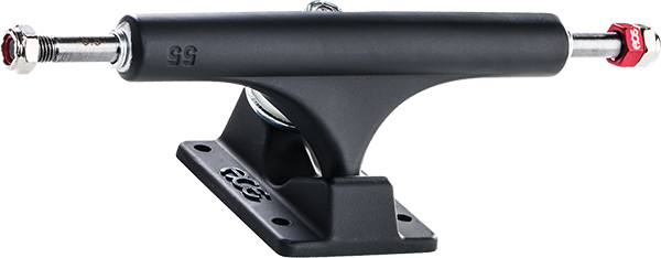 Ace AF1 55/8.5 Matte Black Skateboard Trucks (Set of 2) - High Performance Skateboard Parts for Street & Park Skating