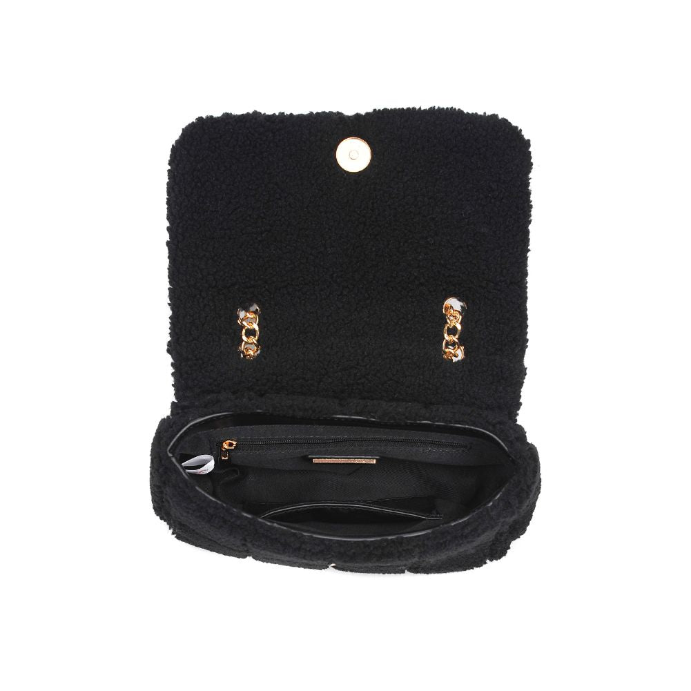 Ryeland Sherpa Crossbody Bag for Women - Soft Fleece Shoulder Purse with Adjustable Strap, Perfect for Travel, Shopping & Daily Use