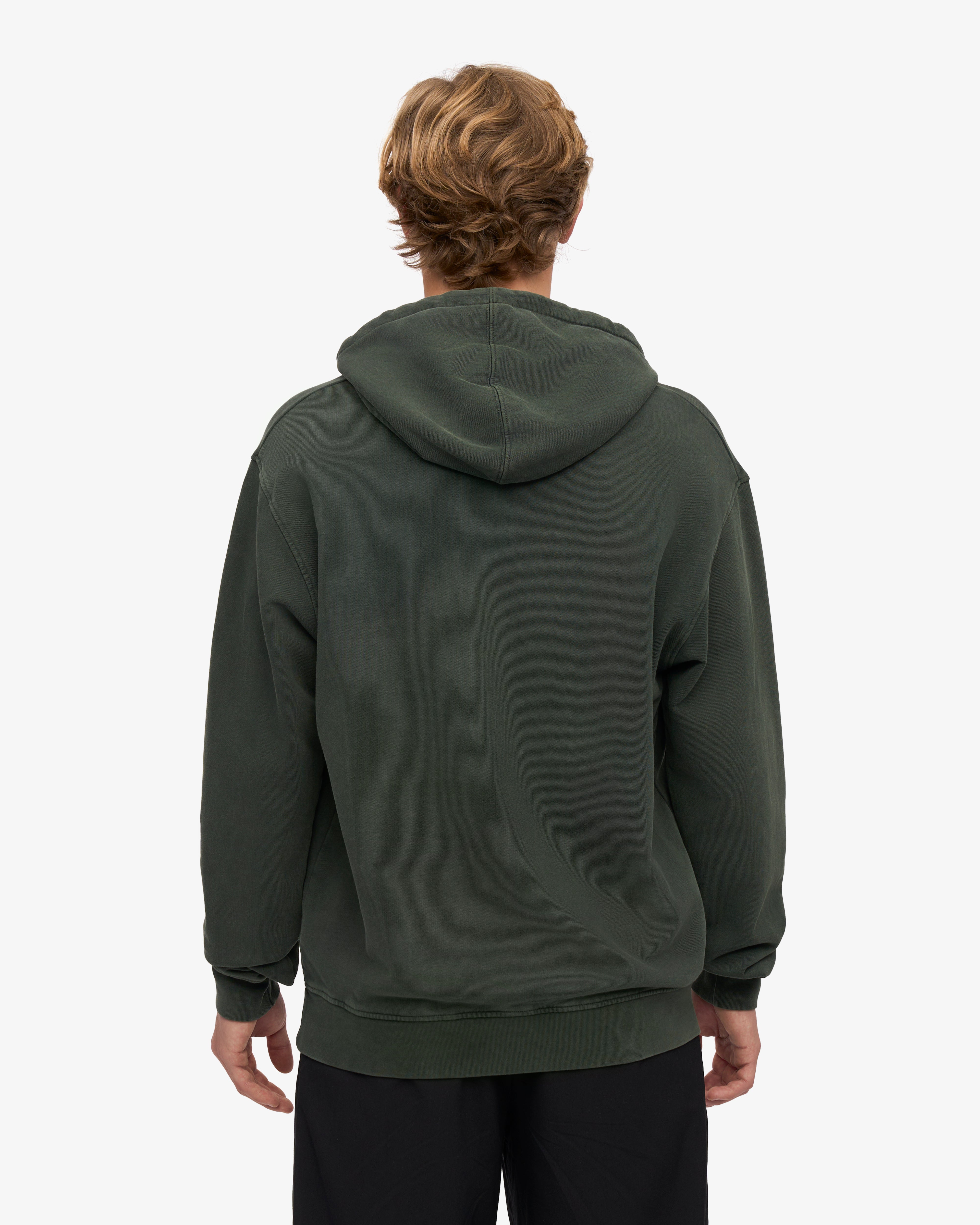 Organic Cotton Classic Hoodie - Midnight Forest Green for Men & Women | Cozy Loungewear & Outdoor Activities
