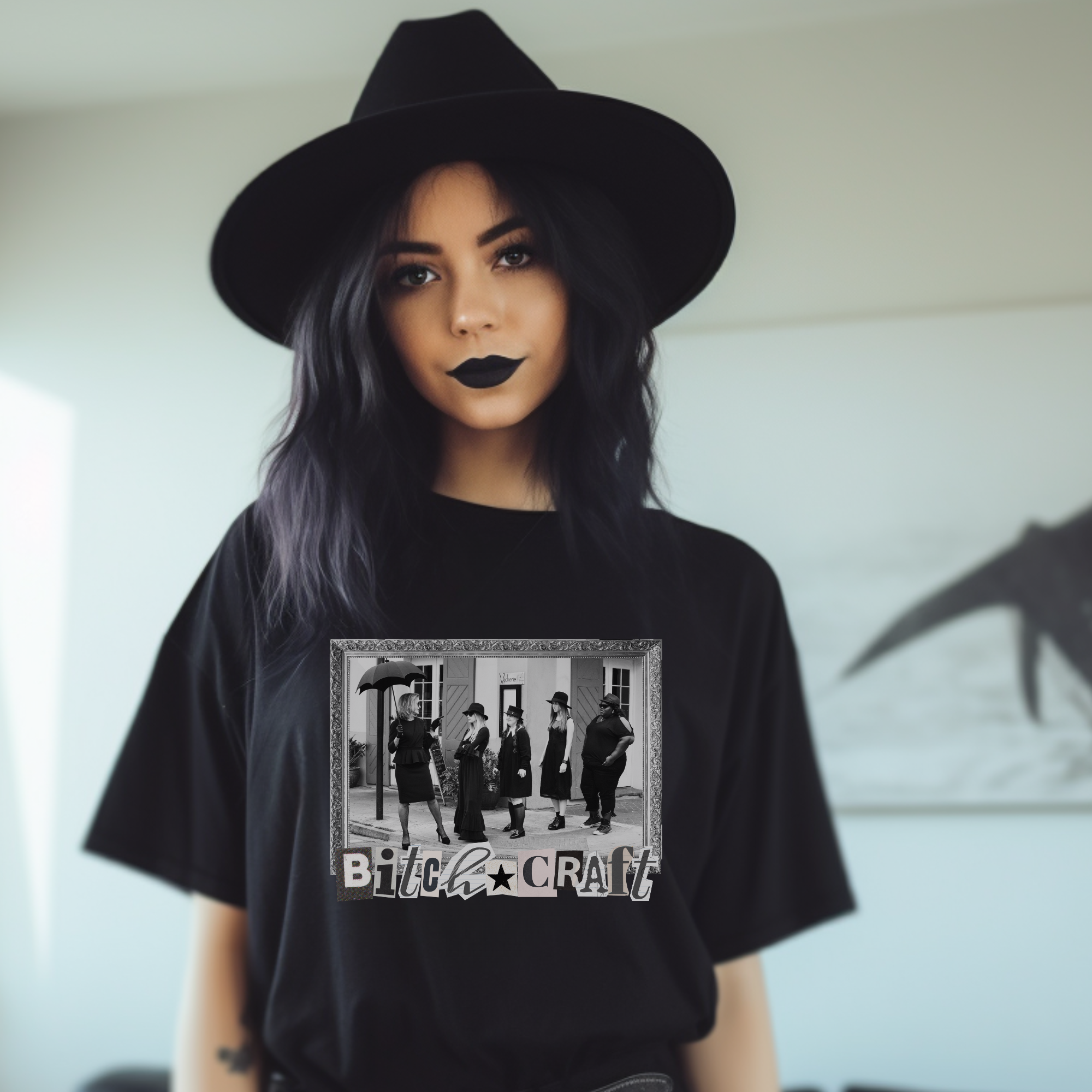 Bitchcraft T-Shirt - Stylish & Unique Graphic Tee for Women | Perfect for Casual Wear, Parties & Halloween Costumes