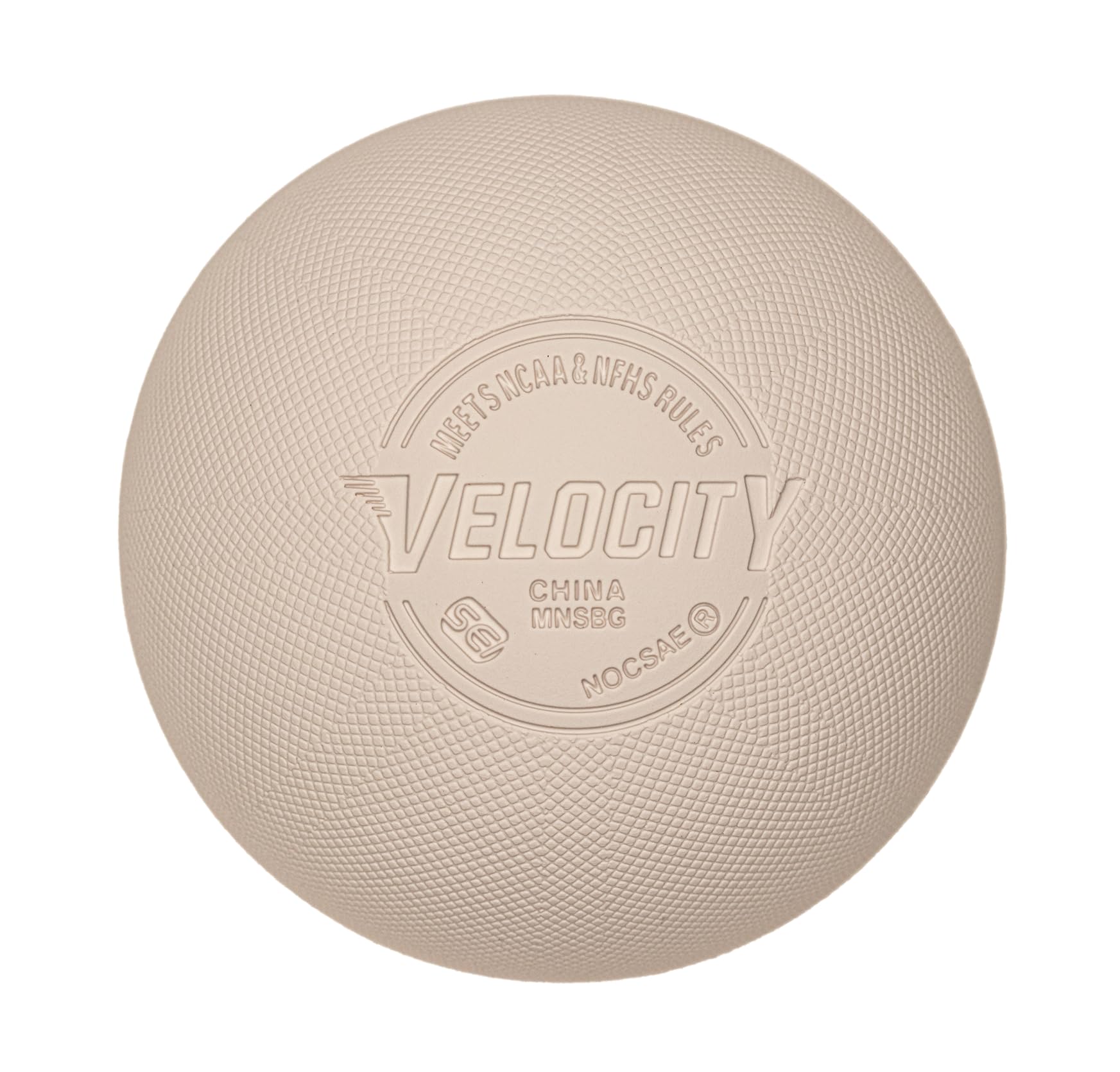Velocity Textured Lacrosse Ball - SEI Certified & NOCSAE Approved | Durable Pro Grip Training Ball for College, High School & Club Players | Perfect for Practice, Game Play & Muscle Recovery Therapy