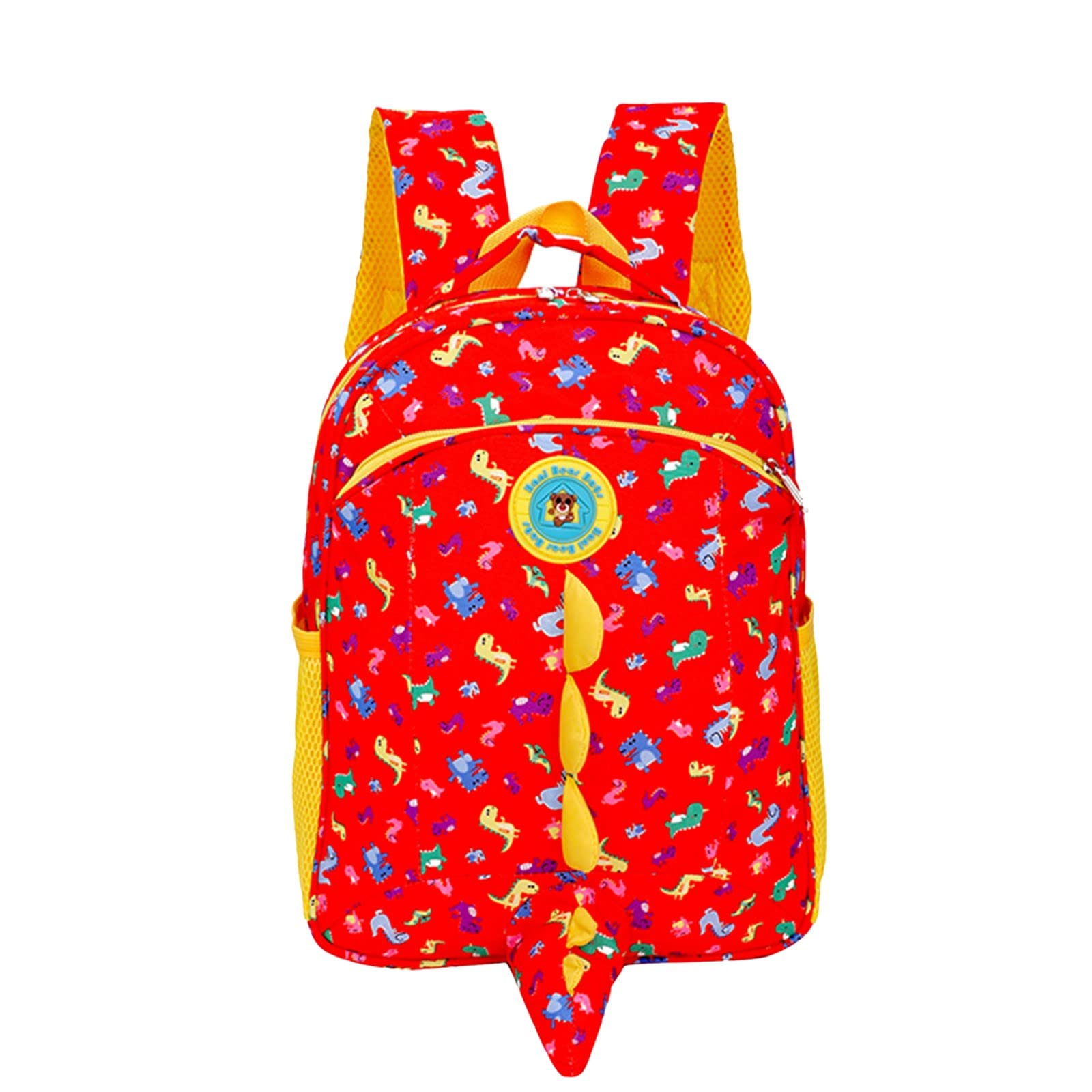 2022 Cute Dinosaur Pattern School Backpack for Kids - Colorful Fashion Student Backpack with Unique Tail Design - Perfect for Elementary School, Daycare & Outdoor Adventures