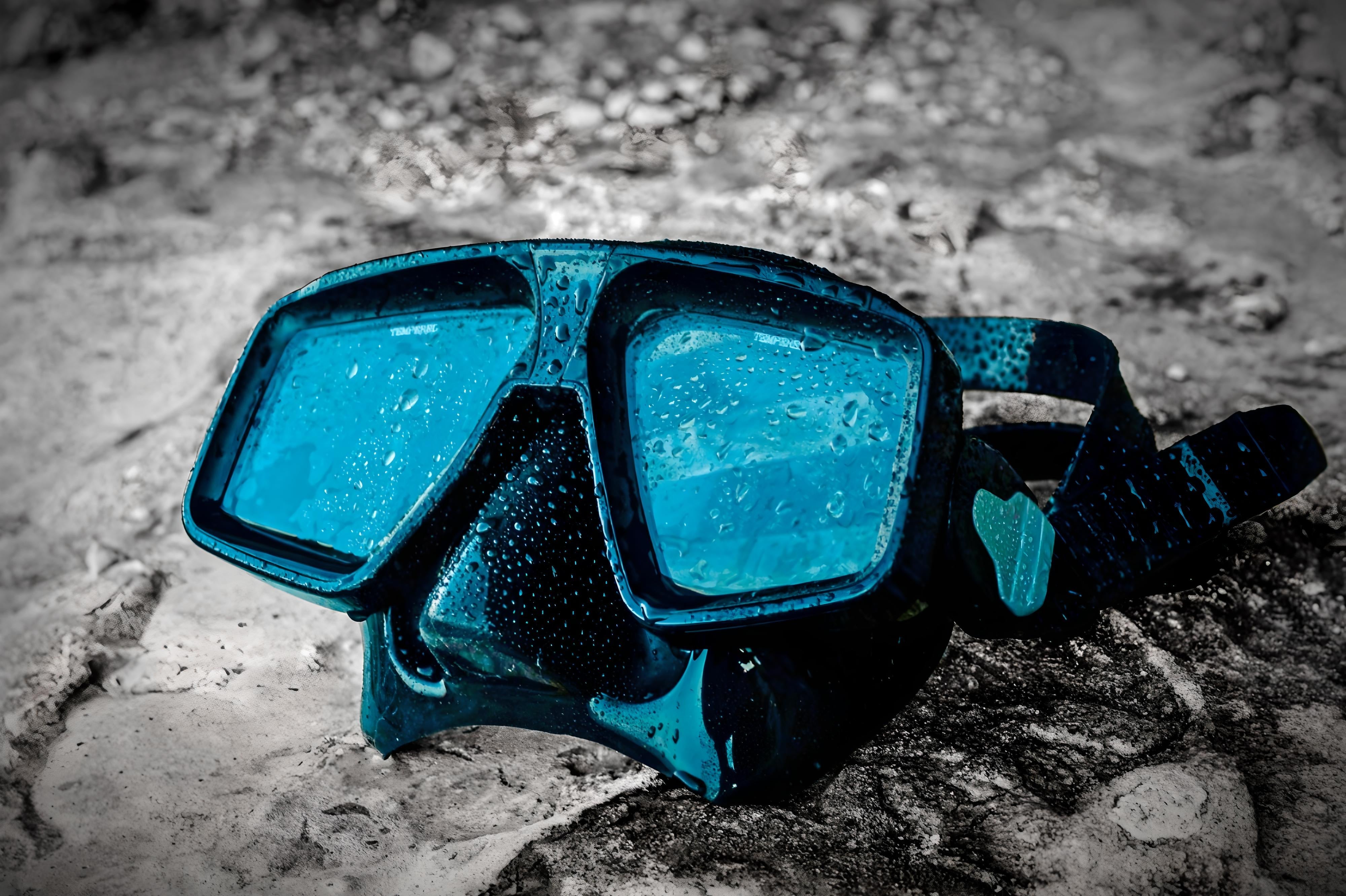 ATACLETE Low Volume Twin Lens Dive Mask for Snorkeling & Scuba Diving - Comfortable Anti-Fog Swimming Goggles for Men & Women - Perfect for Ocean, Pool, and Beach Water Sports