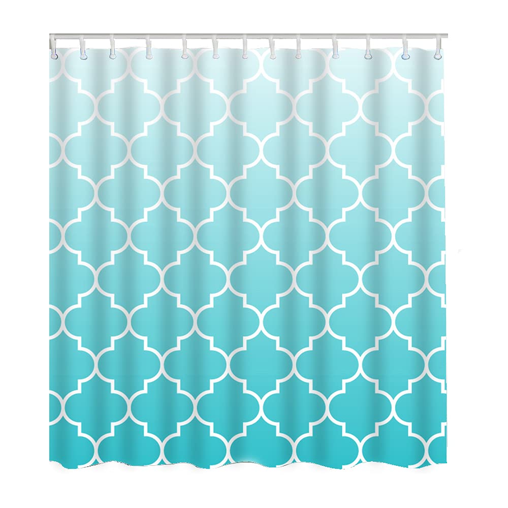 WONDERTIFY Turkish Mosque Window Shower Curtain - Waterproof Bathroom Decor with Islamic Design (72x84 Inch) for Ramadan, Eid & Home Decoration | Perfect for Muslim Households & Spa-Like Bathrooms