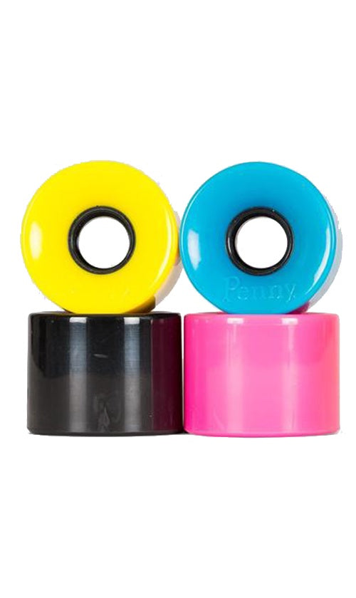 Penny Solid Color Cruiser Wheels 59mm - Smooth Ride for Skateboards, Longboards & Cruisers - Perfect for Commuting & Street Skating