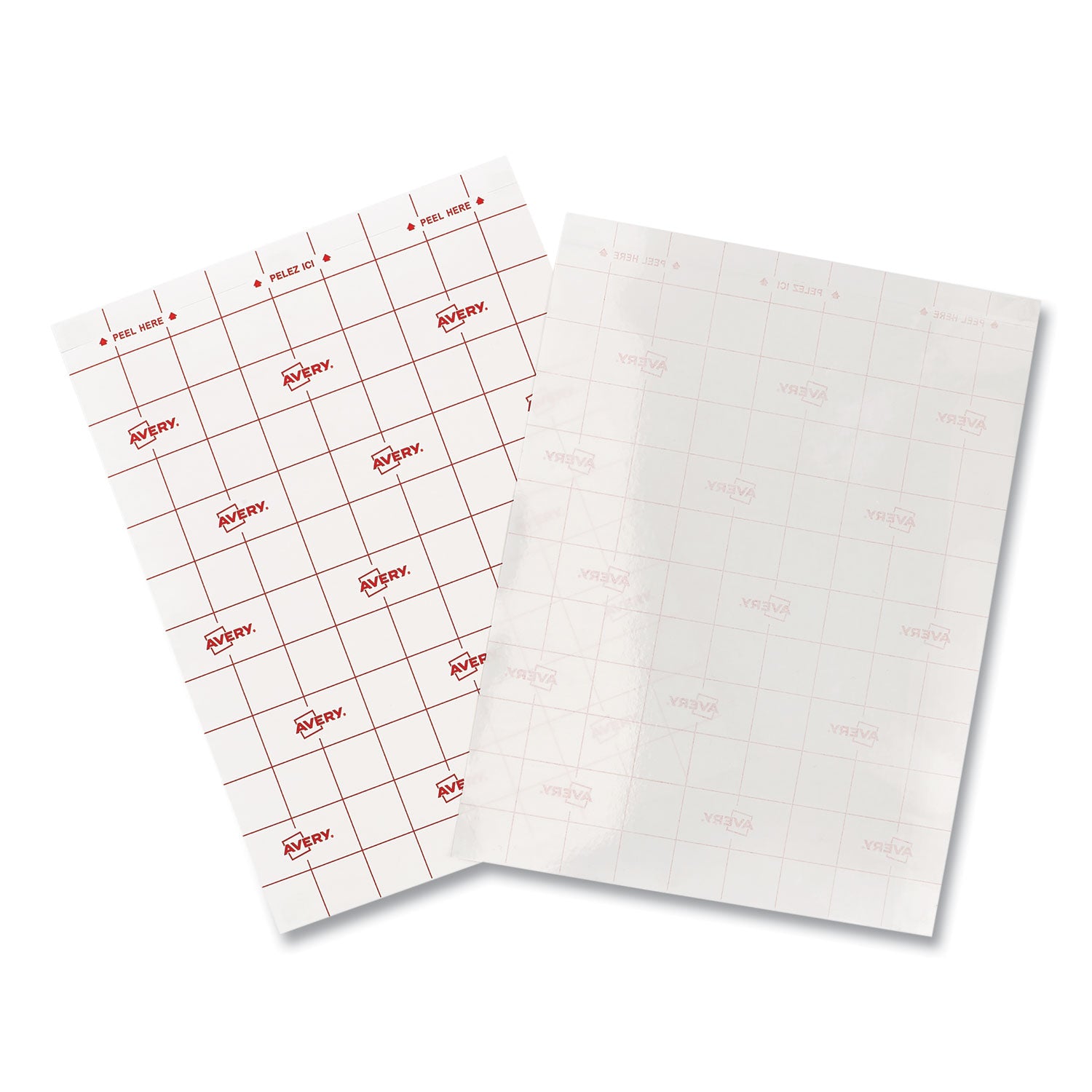 Avery® Clear Self-Adhesive Laminating Sheets - 3 Mil Thick, 9
