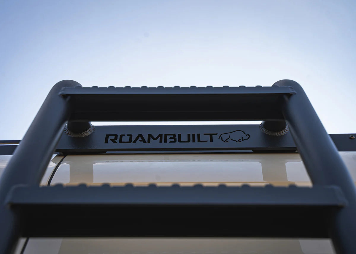 ROAMBUILT Chicane Side Ladder for 2007-2023 Mercedes Sprinter Van, Revel & Storyteller - Heavy Duty Aluminum RV Ladder for Camping & Outdoor Adventures