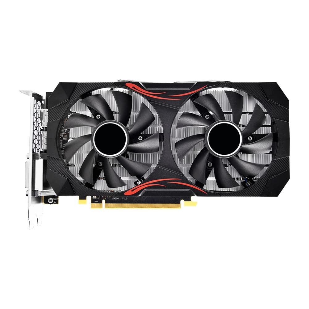 Scalewbin RX580 8GB GDDR5 256-bit Gaming Graphics Card with Dual Fans - AMD Radeon for PC Gaming, Crypto Mining & Video Editing | Perfect for Fortnite, Call of Duty & Ethereum Mining