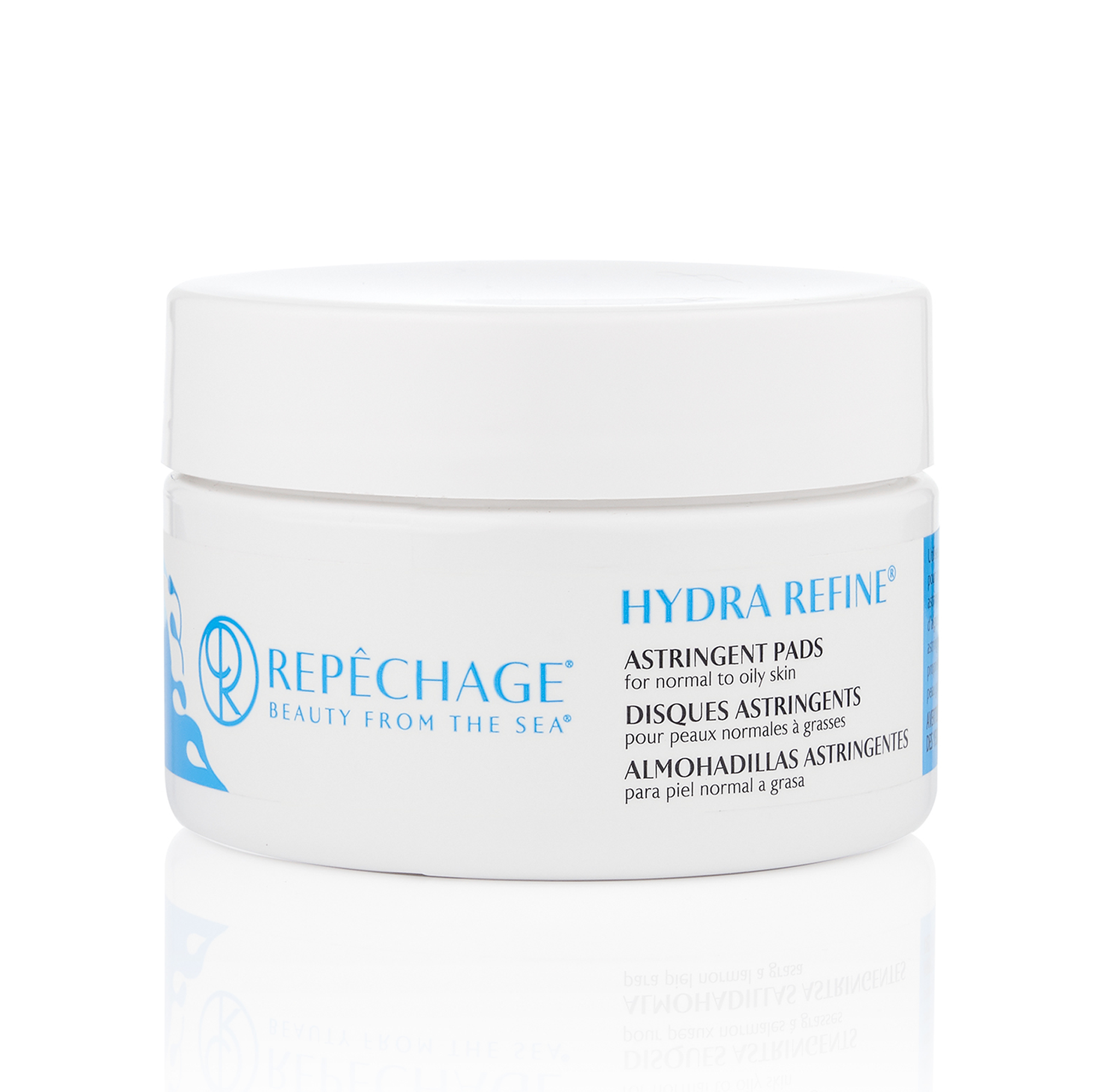Hydra Refine® Astringent Pads for Acne & Oily Skin - Exfoliating Facial Cleansing Pads with Salicylic Acid - Deep Pore Cleanser for Daily Skincare Routine