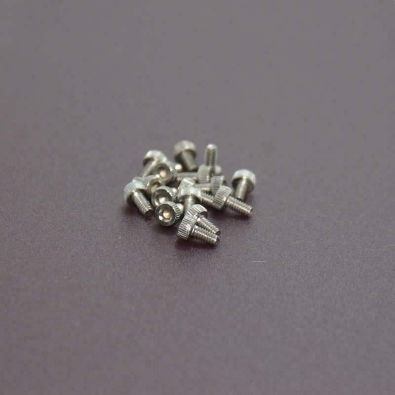10PCS LESU M2x2 M2x4 M2x6 M2x8 M2x10 Half Round Cup Head Hex Socket Screws Kit for 1/14 Tamiya RC Tractor Truck DIY Dumper - Perfect for Model Building, RC Vehicle Repair & Miniature Engineering Projects