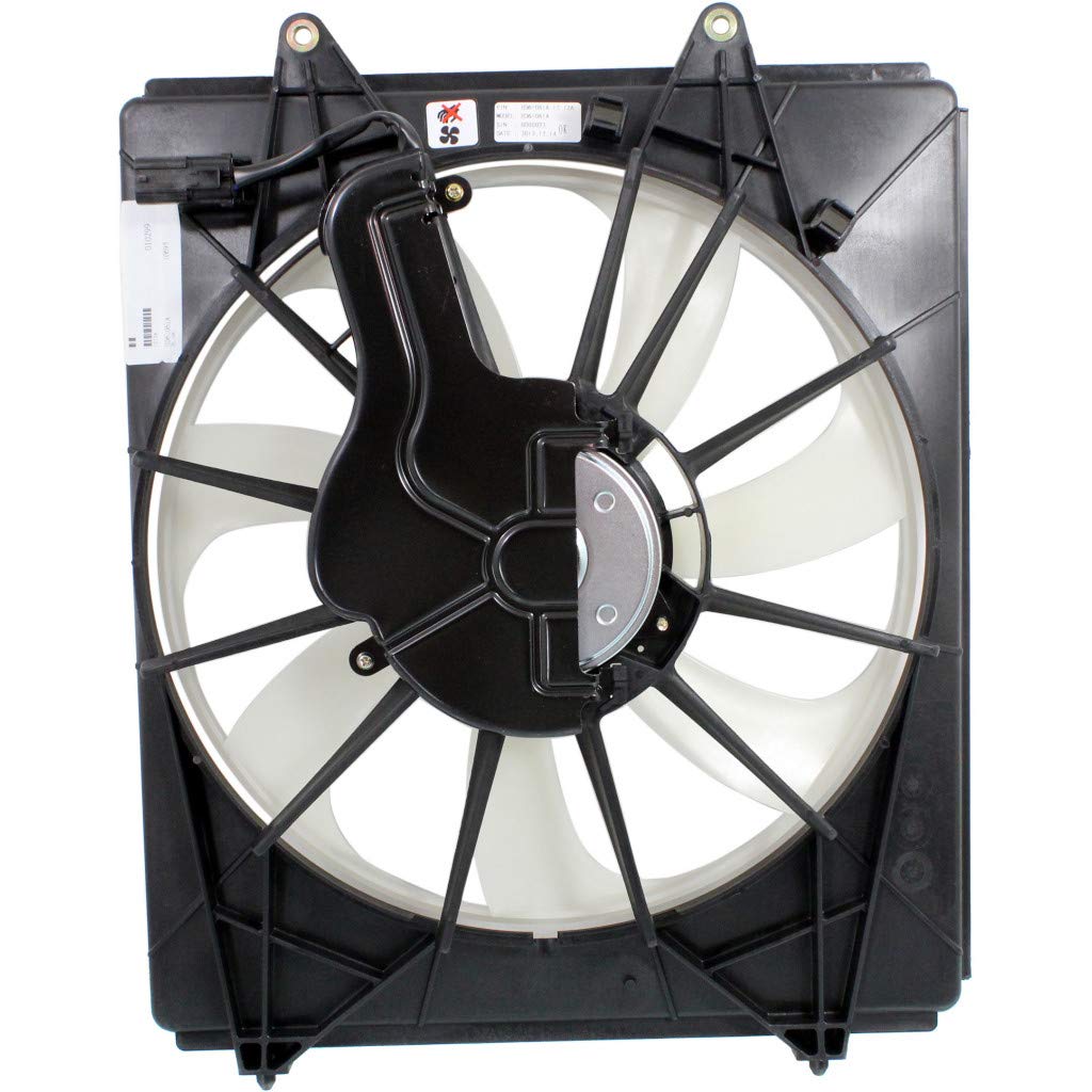 2011-2017 Honda Odyssey AC Condenser Fan Assembly Replacement - Single Fan Compatible with HO3113131 & 38616RV0A01-PFM | Perfect for Summer Cooling & AC System Repair