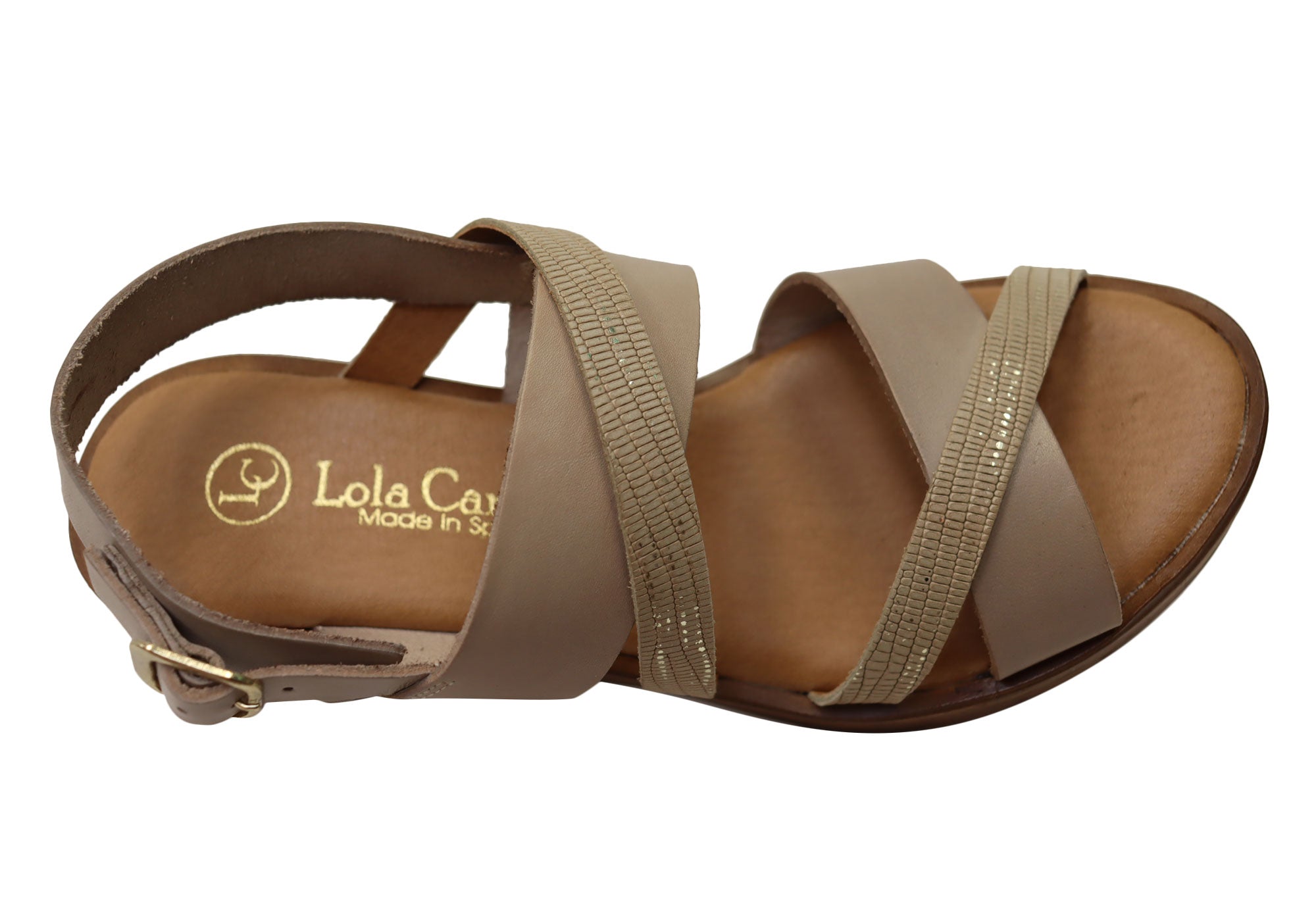 Lola Canales Brooke Women's Spanish Leather Wedge Sandals - Comfortable & Stylish for Summer, Beach, and Casual Outings