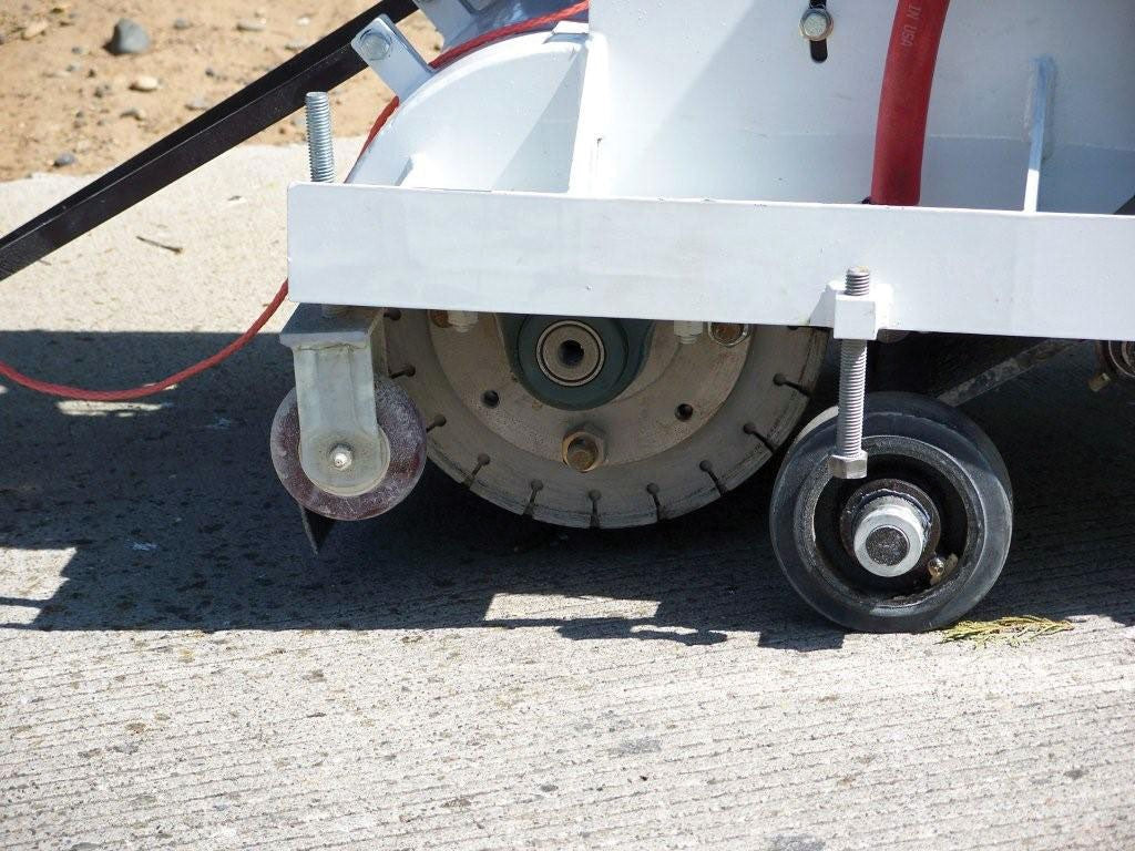 CG 2E30 Walk Behind Mini Groover/Grinder - Professional Concrete Surface Preparation Tool for Driveways, Sidewalks & Patios