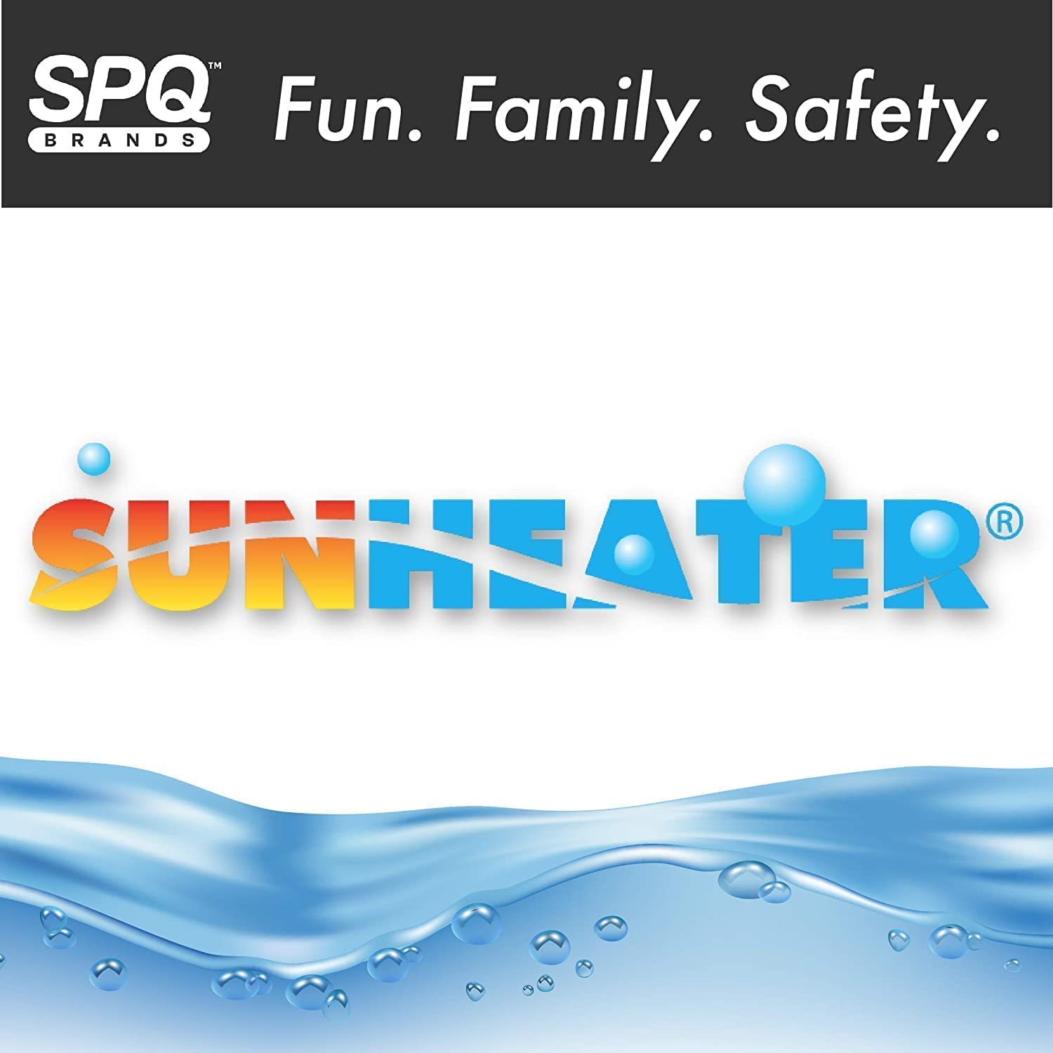 SunHeater Heavy Duty 12' x 24' Rectangular Solar Pool Cover with Bubbles - 12 Mil Thick Polyethylene Solar Blanket for In-Ground Swimming Pools - Efficient Heat Transfer Solar Heater - Perfect for Extending Swimming Season & Reducing Energy Costs