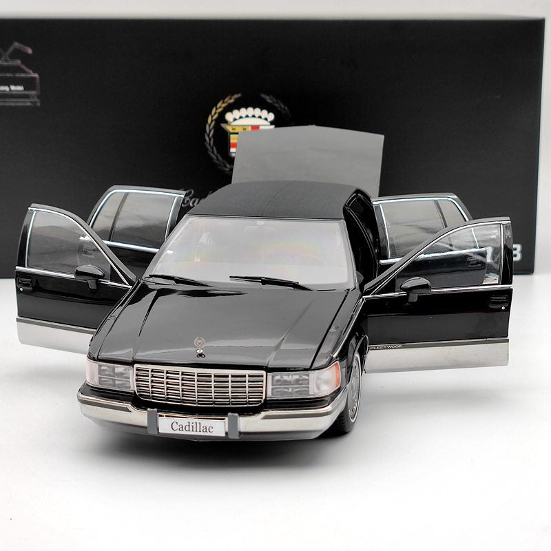 1993 Cadillac Fleetwood Sedan 1:18 Scale Diecast Model Car - Black Collectible Edition | Perfect for Car Enthusiasts, Display Cases & Gift Giving