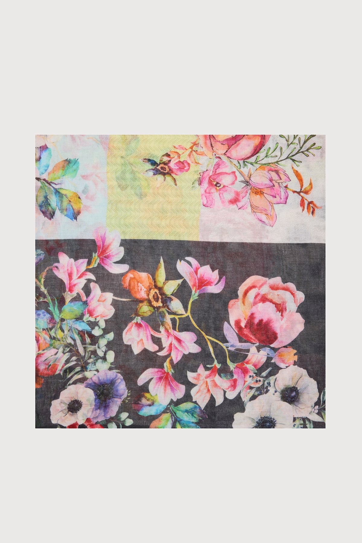 Floral Scarf for Women - Lightweight Spring Fashion Accessory - Perfect for Outdoor Activities, Travel & Everyday Wear