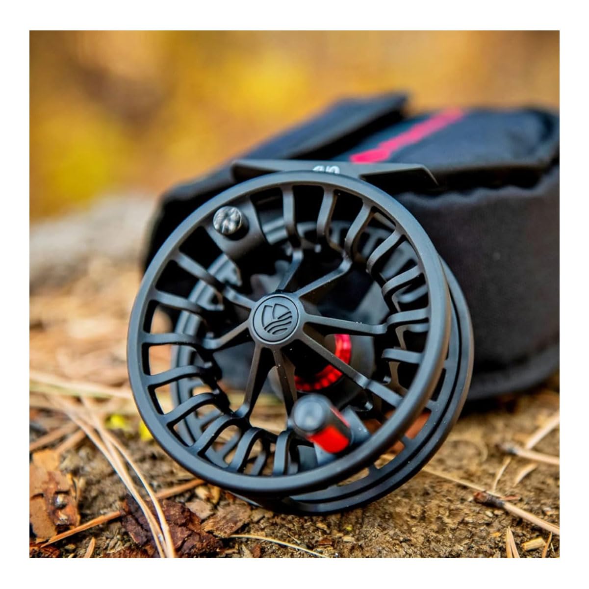 Redington Run Fly Reel 3-4 Weight Black - Lightweight Fly Fishing Reel for Trout & Small Streams - Perfect for Freshwater Fly Fishing & Backcountry Adventures