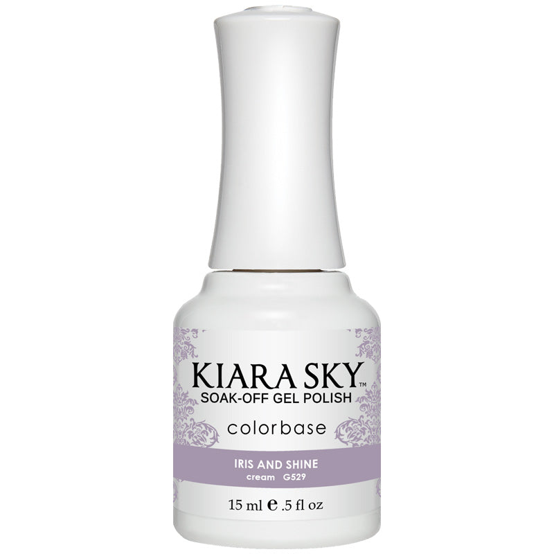 Gel Polish G529 Iris & Shine - Long-Lasting UV/LED Nail Polish for Salon-Quality Manicures at Home | Perfect for Nail Art, Special Occasions & Everyday Wear
