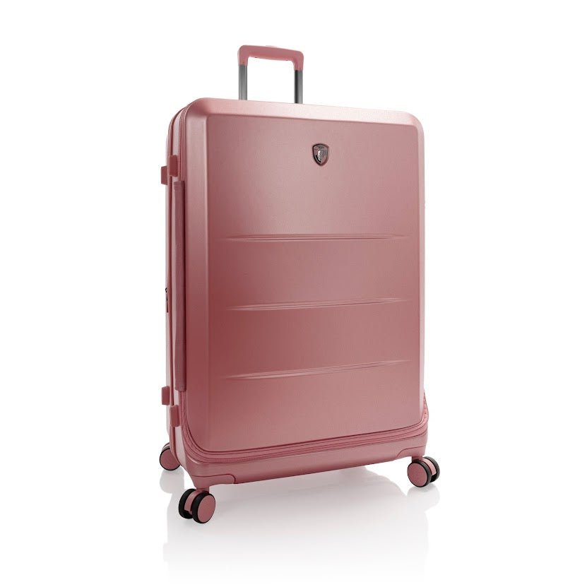 Heys EZ Fashion 30-Inch Large Checked Luggage Suitcase with Spinner Wheels - Perfect for International Travel & Long Trips