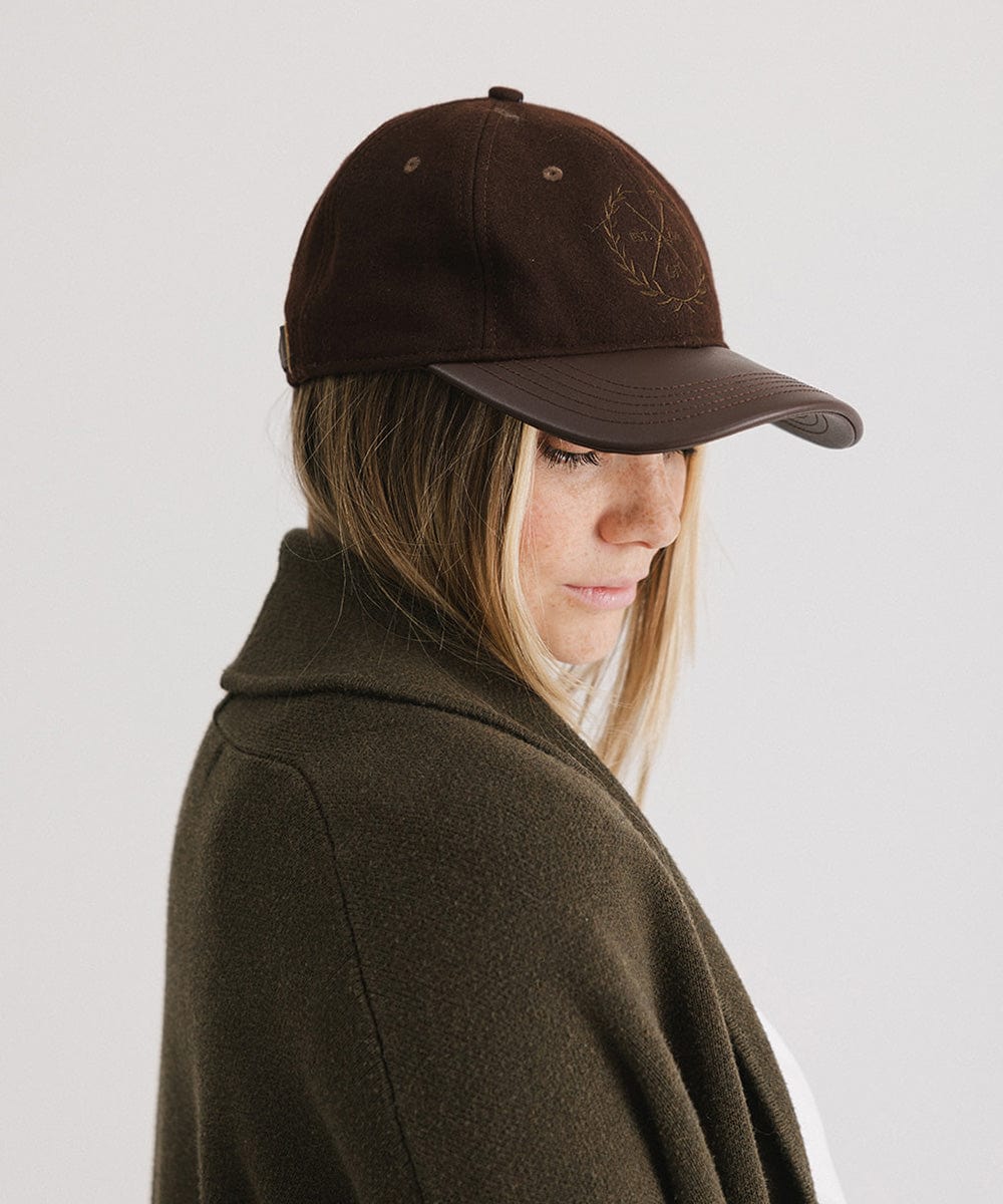 Premium Aven Leather Baseball Cap for Men & Women - Stylish & Durable Leather Hat for Outdoor, Travel & Casual Wear