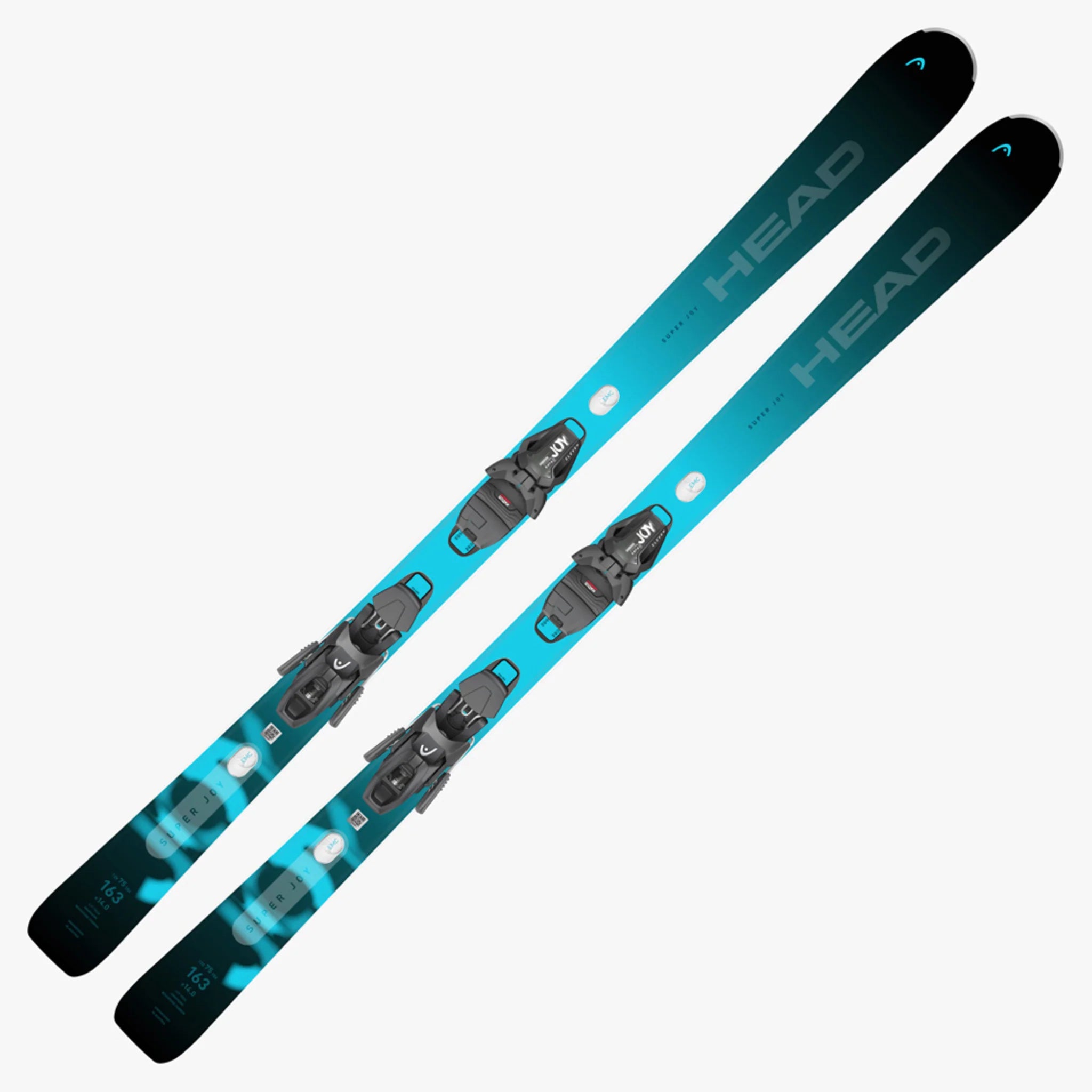 2025 Women's Head E Super Joy Skis with Joy 11 GW System Bindings - Perfect for All-Mountain Skiing and Freeride Adventures