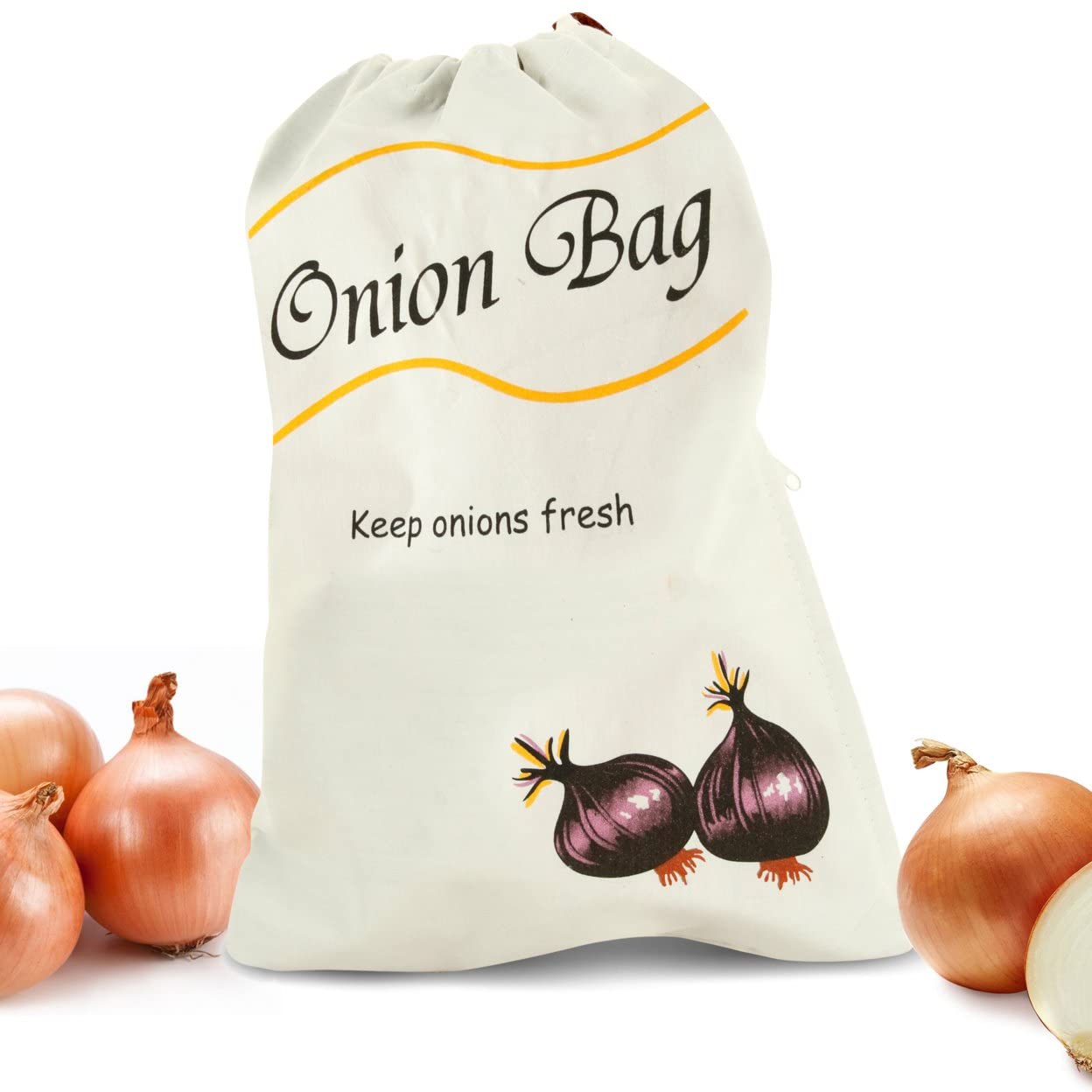 3-Pack Reusable Mesh Produce Bags for Grocery Shopping - Eco-Friendly Fruit & Vegetable Storage - Perfect for Farmers Market, Supermarket, and Zero Waste Lifestyle
