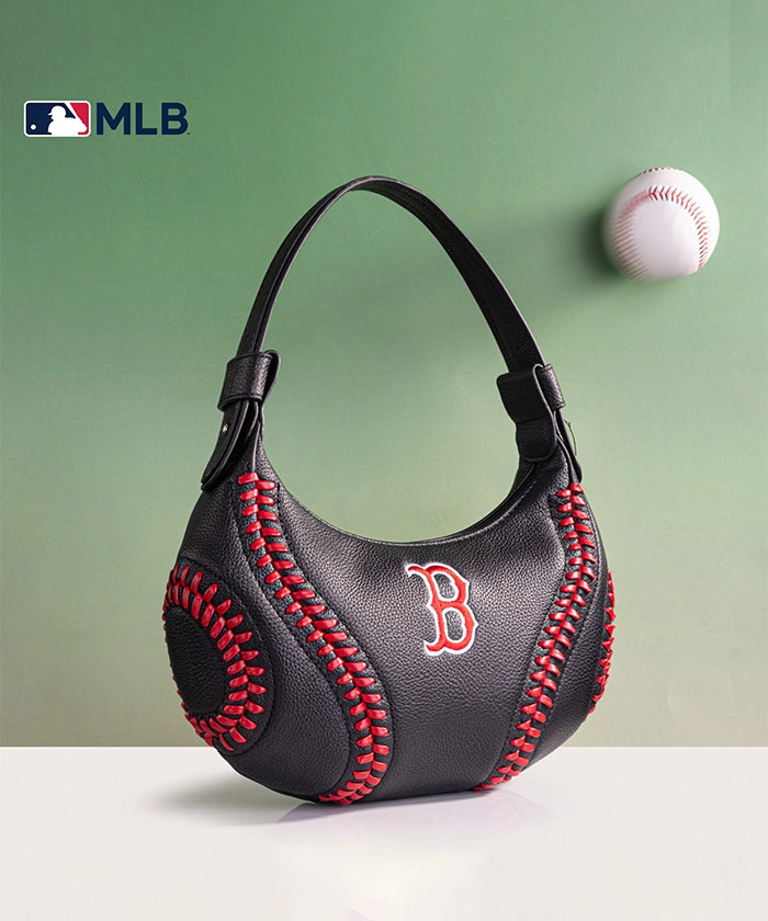 MLB Boston Red Sox Team Hobo Bag - Official Licensed Baseball Shoulder Bag for Women & Men - Perfect for Games, Travel & Daily Use