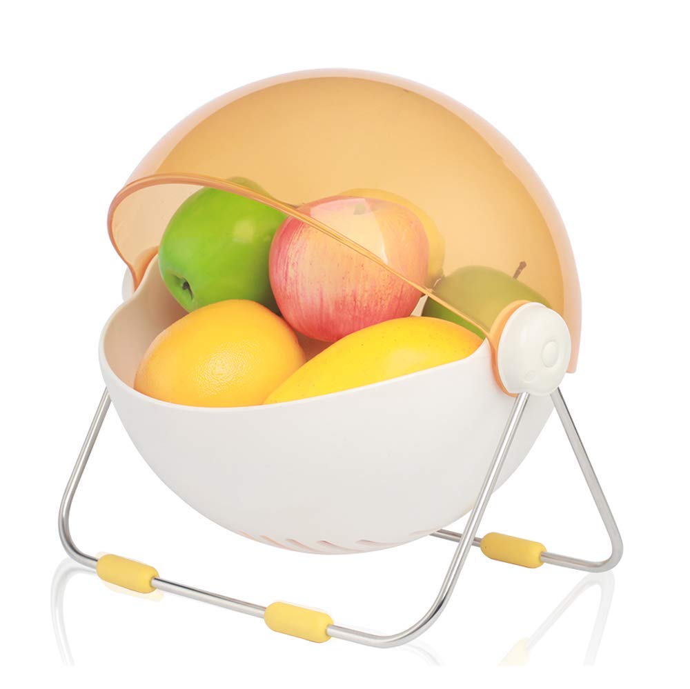Stylish Modern Wire Fruit Basket - Large Capacity Decorative Storage Bowl for Fruits, Vegetables & More | Perfect for Kitchen Countertop, Dining Table & Home Decor