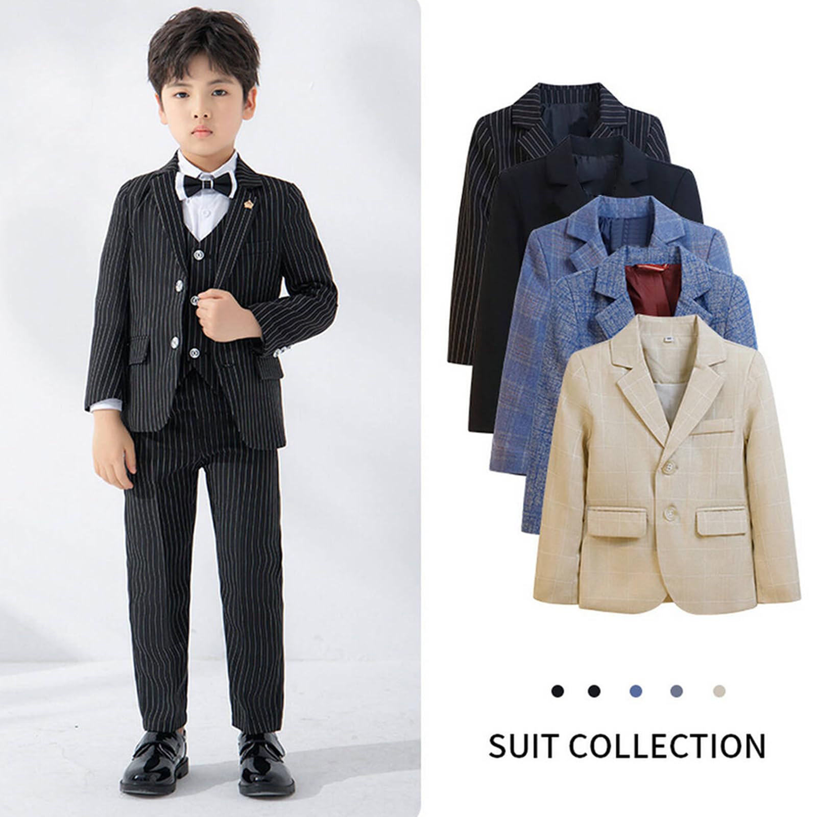 Boys' Formal & Casual Blazers - Stylish Button Suit Jackets for School, Dress & Sports | Perfect for Weddings, Parties & Special Occasions