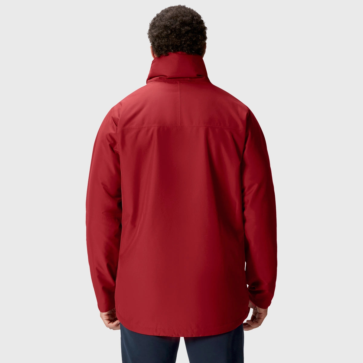 Canterbury British & Irish Lions Men's Waterproof Jacket - Red Raincoat for Outdoor Sports & Hiking | Windproof & Breathable Rugby Coat for Cold Weather