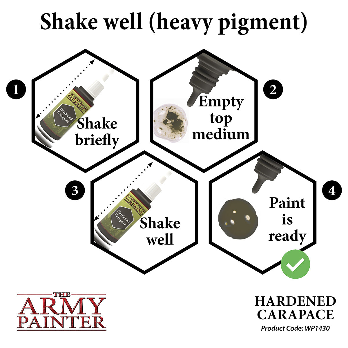 Warpaints: Hardened Carapace - Premium Miniature Painting Set for Warhammer & Tabletop Gaming - Perfect for Wargaming, Cosplay, and Collectors