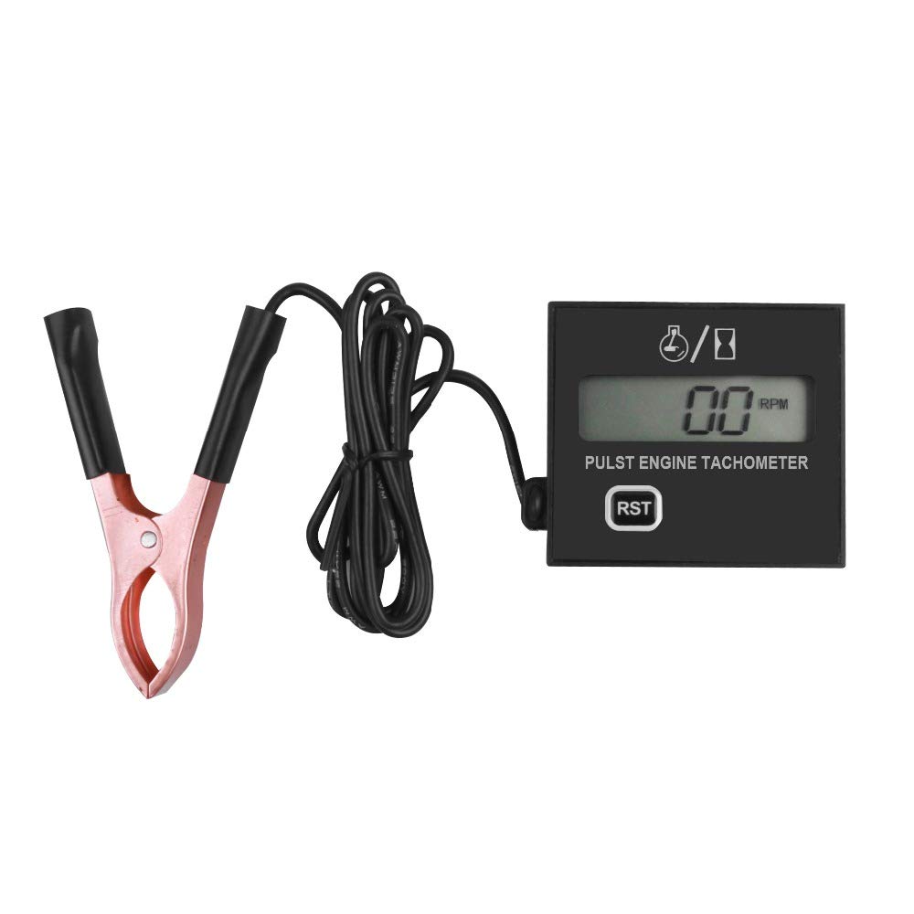Digital Tachometer for Motorcycle & Chainsaw - Engine Hour Meter for Cars & Bikes