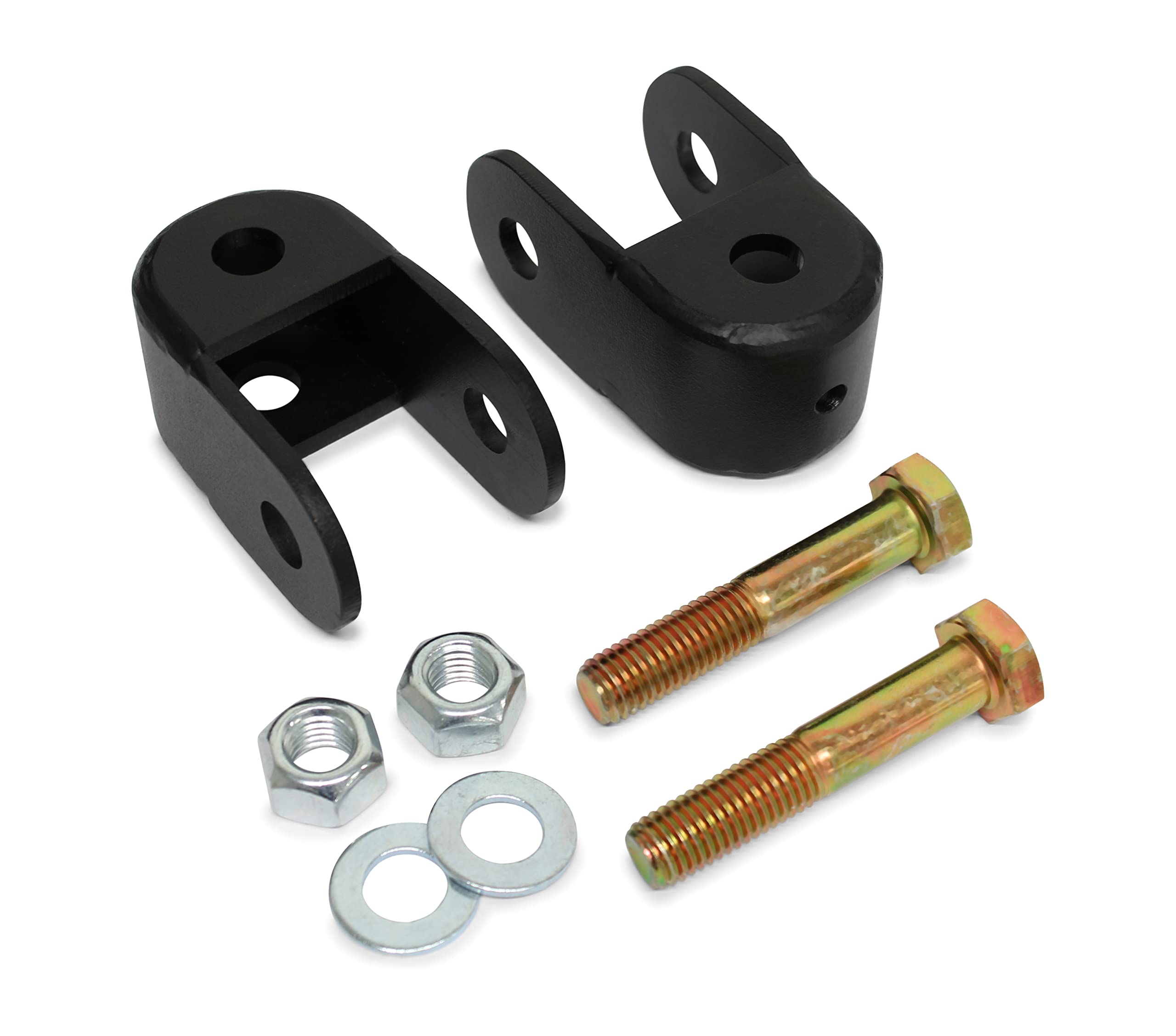 MotoFab Rear Shock Extensions for 1999-2025 Chevy Silverado & GMC Sierra 1500 - Heavy Duty Lift Kit Accessories - Made in USA - Perfect for Off-Roading & Truck Customization