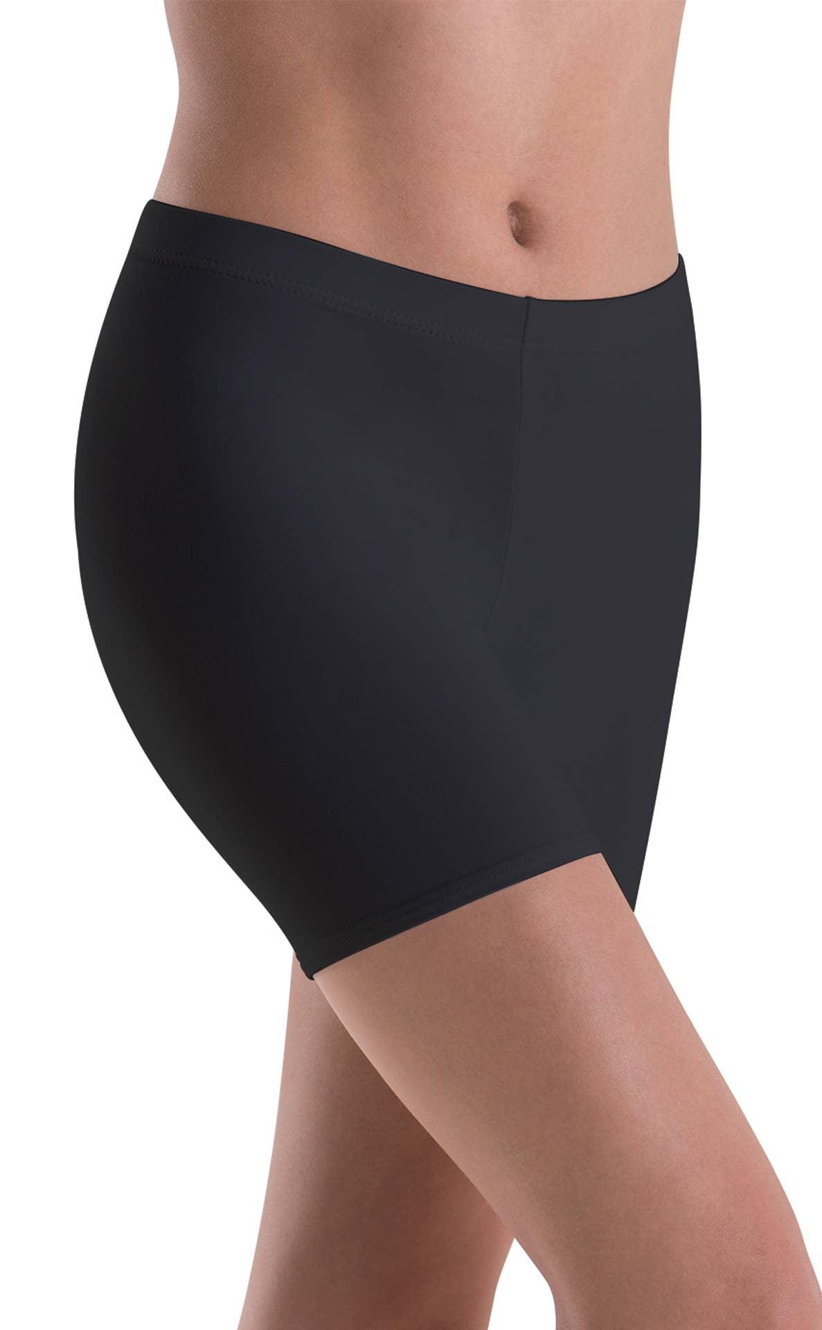 Motionwear Women's SilkSkyn Low Rise Bike Shorts - Breathable & Stretchy Workout Shorts for Yoga, Running, Cycling & Lounge Wear