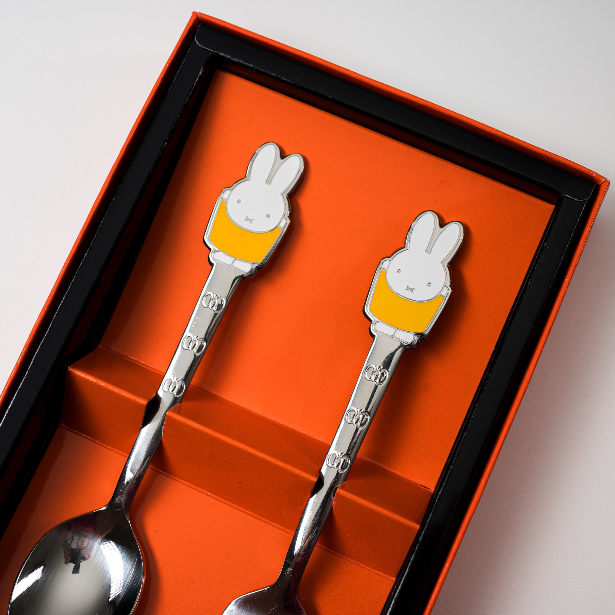 Miffy Buddy Spoon and Fork Set for Kids - BPA-Free Baby Feeding Utensils - Perfect for Toddlers, Travel, and School Lunchboxes