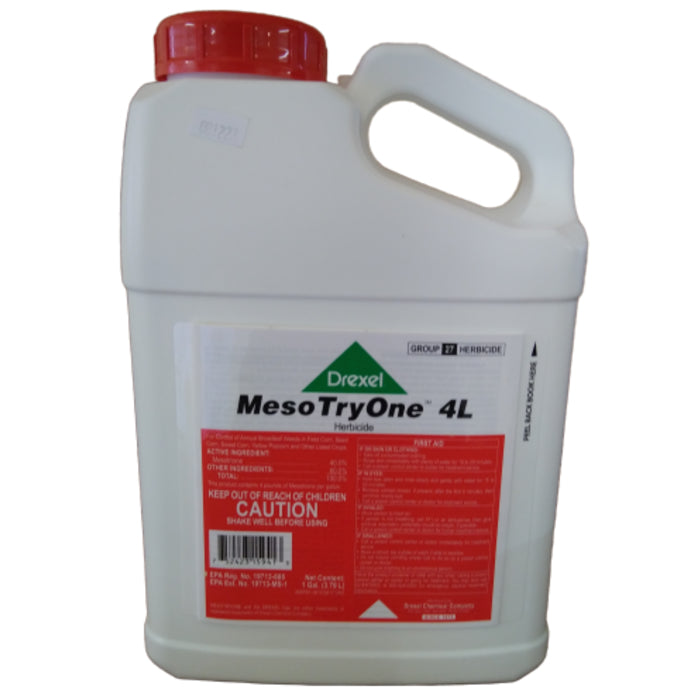 Mesotrione 4L Selective Herbicide - Weed Control for Lawns, Turf & Crops - Professional-Grade Post-Emergent Herbicide for Effective Broadleaf Weed Elimination - Perfect for Golf Courses, Sports Fields & Agricultural Use