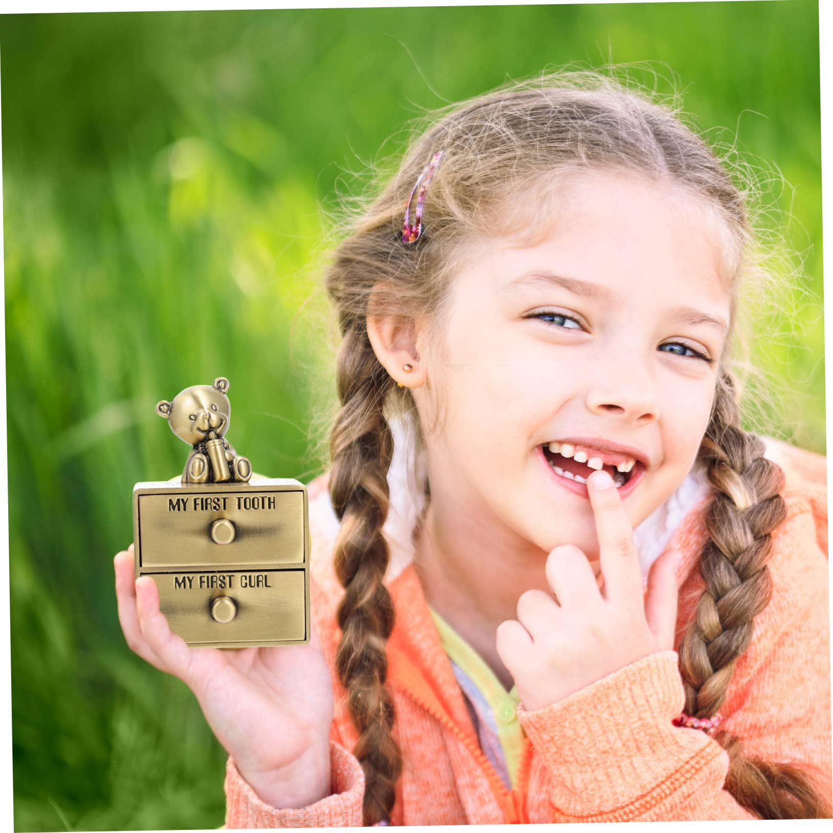 BESTonZON 6 Pcs Kids Baby Teeth Keepsake Box - First Lost Tooth Holder with Zinc Alloy Case for Tooth Fairy Gifts & Childhood Memories Preservation | Perfect for Parents to Save Milestone Moments
