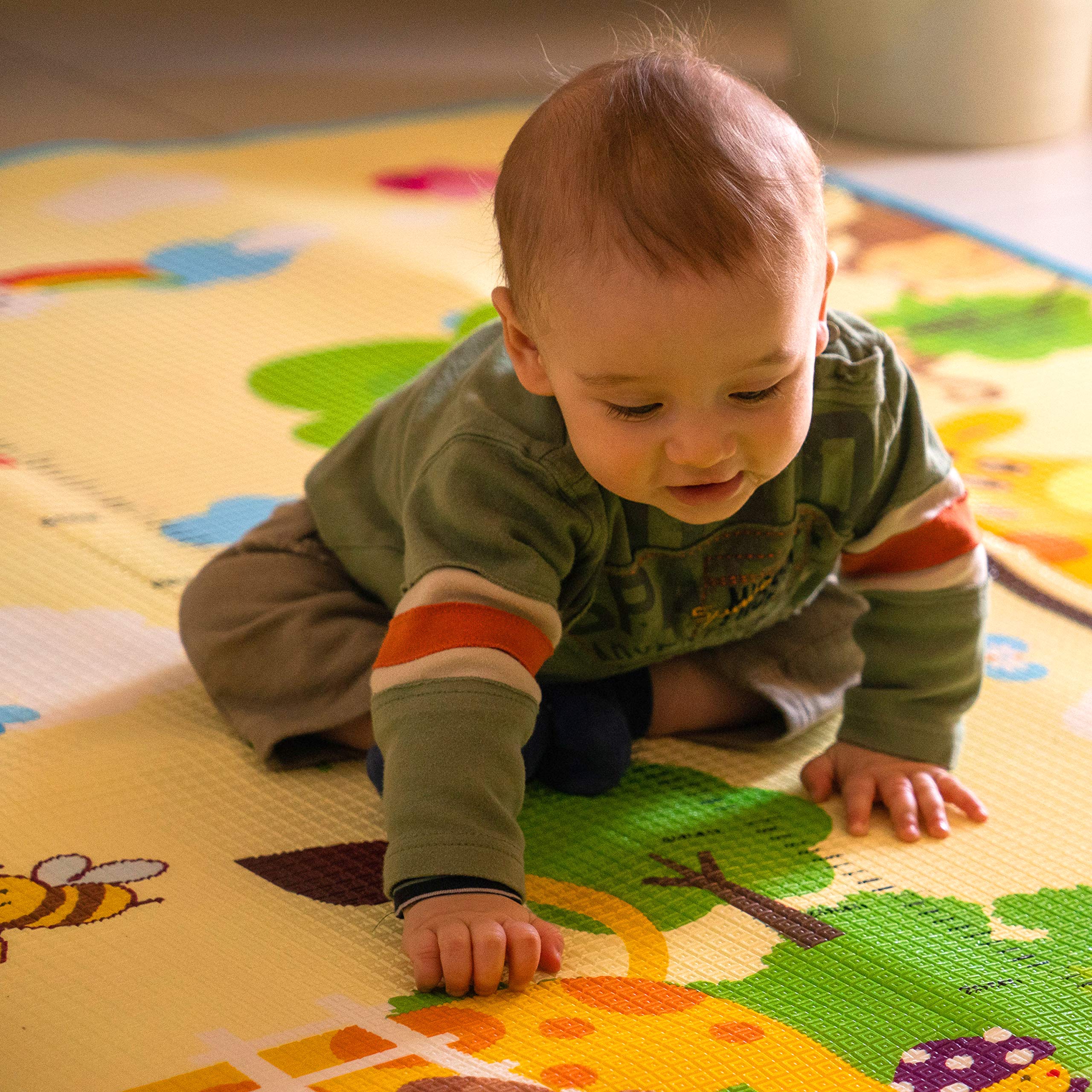 Alea Baby Foldable Soft Play Mat for Kids - Non-Toxic Baby Crawling Mat 67