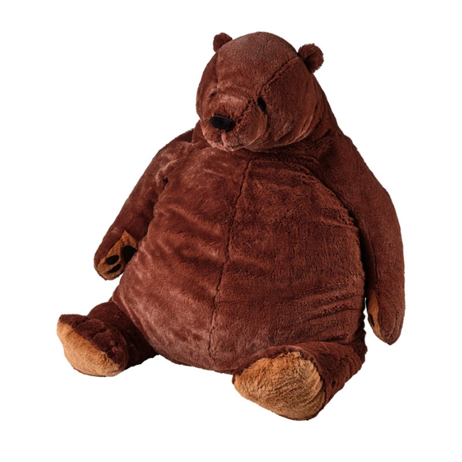 Soft Brown Giant Bear Plush Toy - 23.6 Inch Hugging Pillow Stuffed Animal for Kids, Jungle Forest Themed Cuddly Doll Gift | Perfect for Bedtime, Nursery Decor & Birthday Presents
