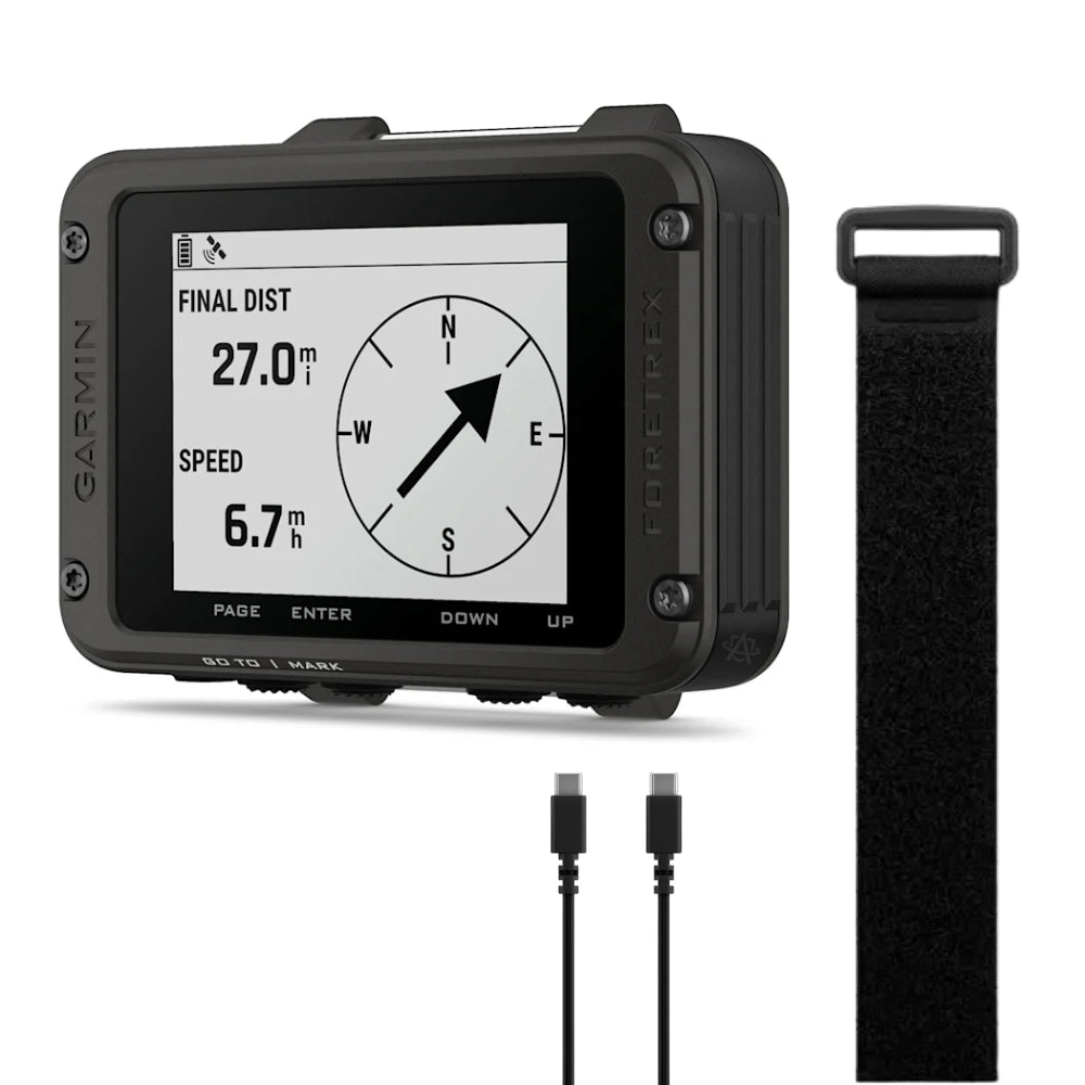 Garmin Foretrex 901 Military GPS Navigator - Waterproof Hiking & Tactical Watch with NVG Compatibility for Outdoor Adventures & Night Operations