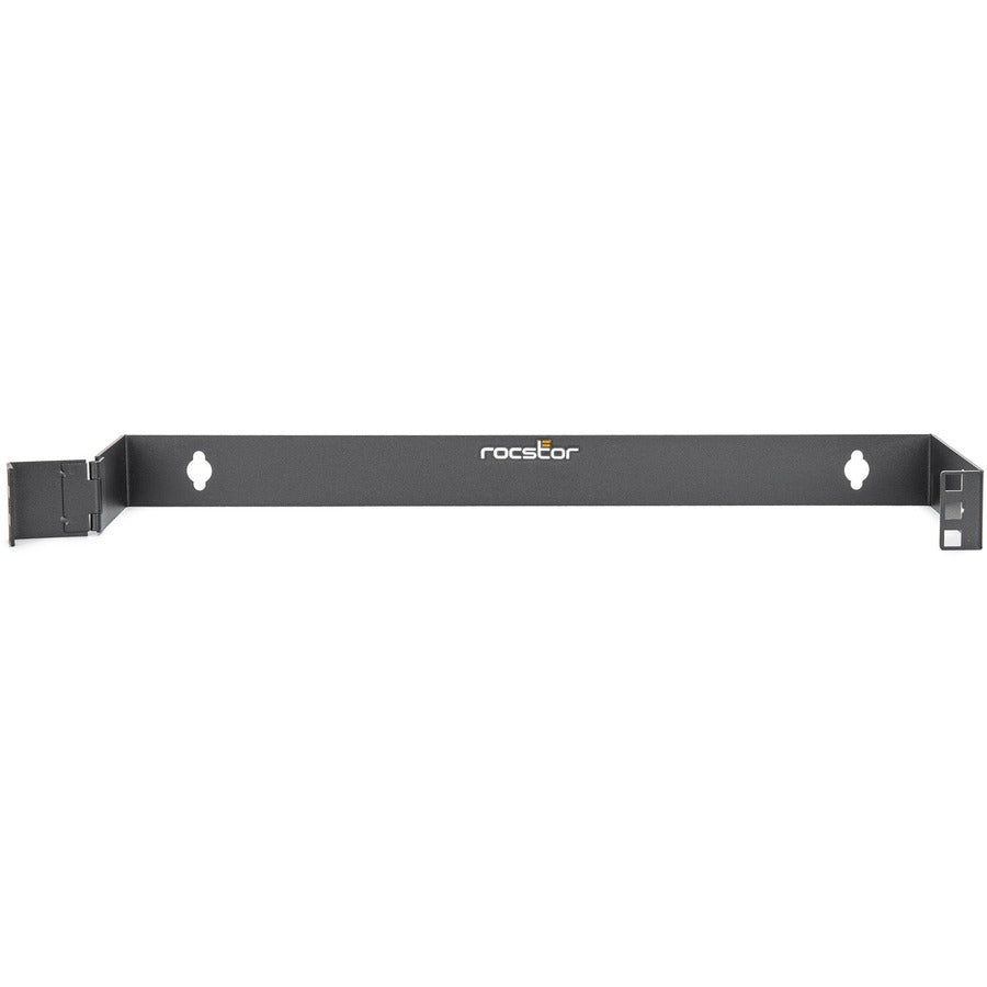 1U 19-Inch Wall Mount Bracket for Patch Panels - Heavy Duty Hinged Rack Mount Bracket for Network Equipment - Perfect for Server Rooms, Data Centers & Home Office Network Setup