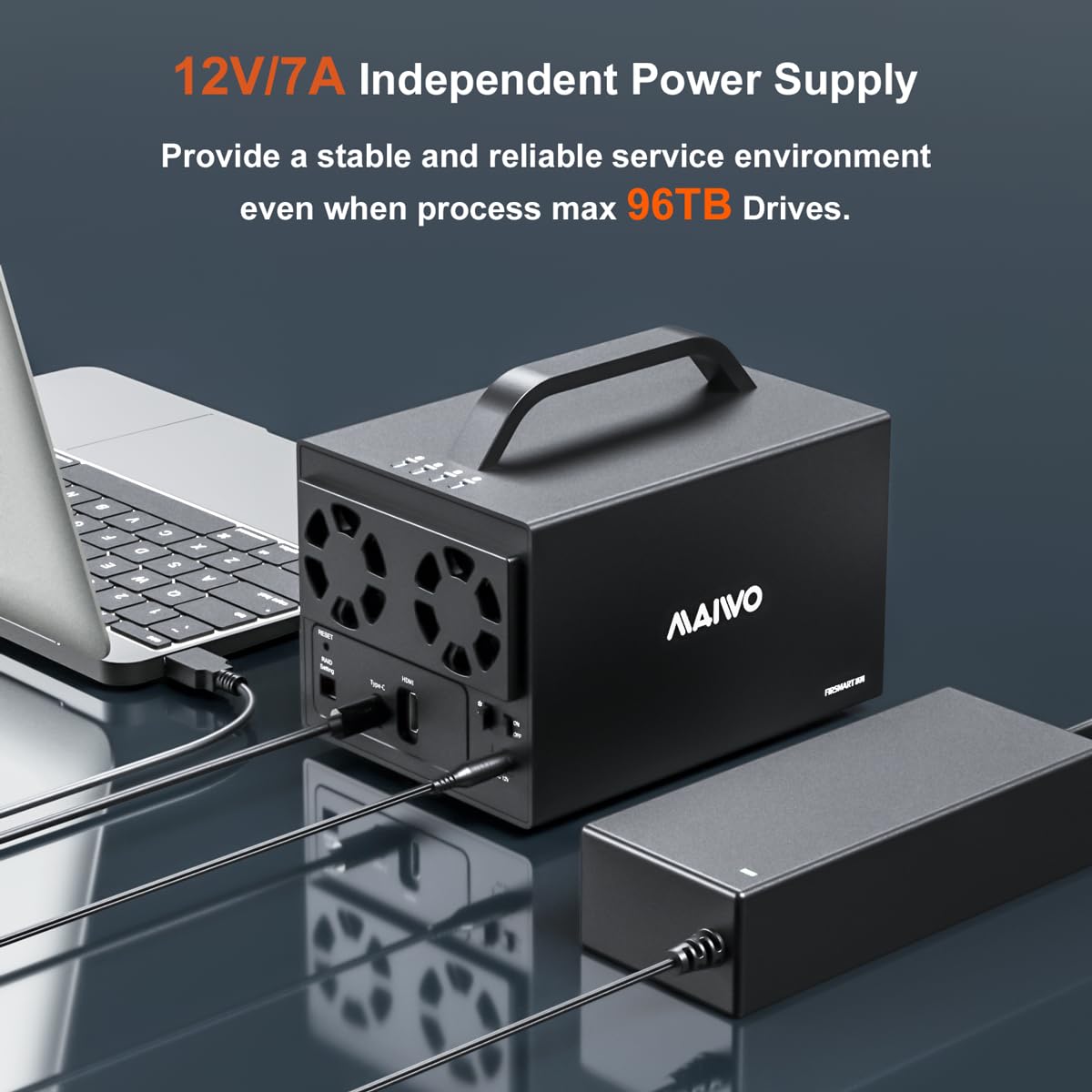 MAIWO 4 Bay USB 3.1 RAID Enclosure for 3.5