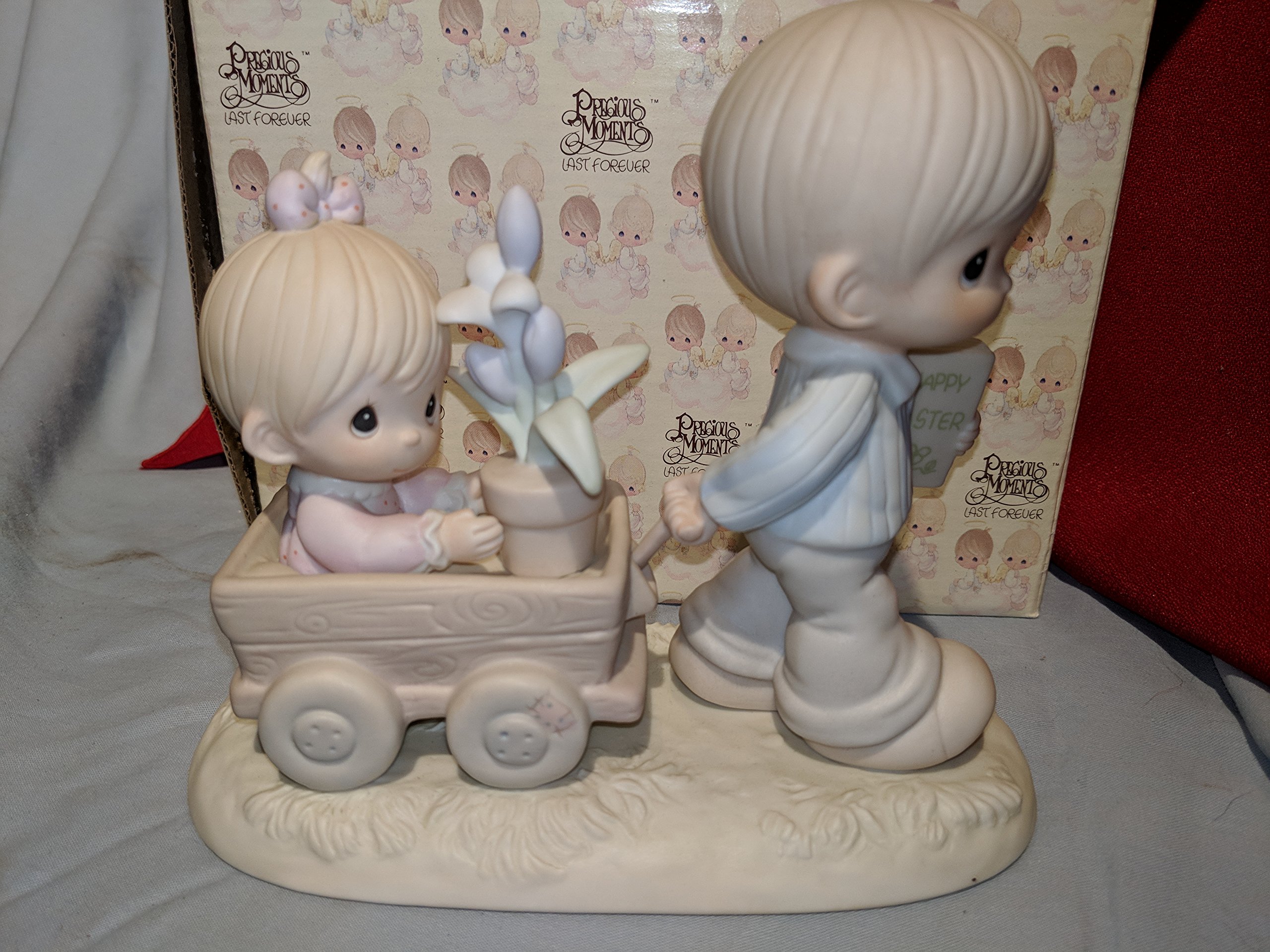 Precious Moments Easter's on Its Way #521892 Retired Collectible Figurine - Perfect for Easter Decorations, Gift Giving & Holiday Collectibles